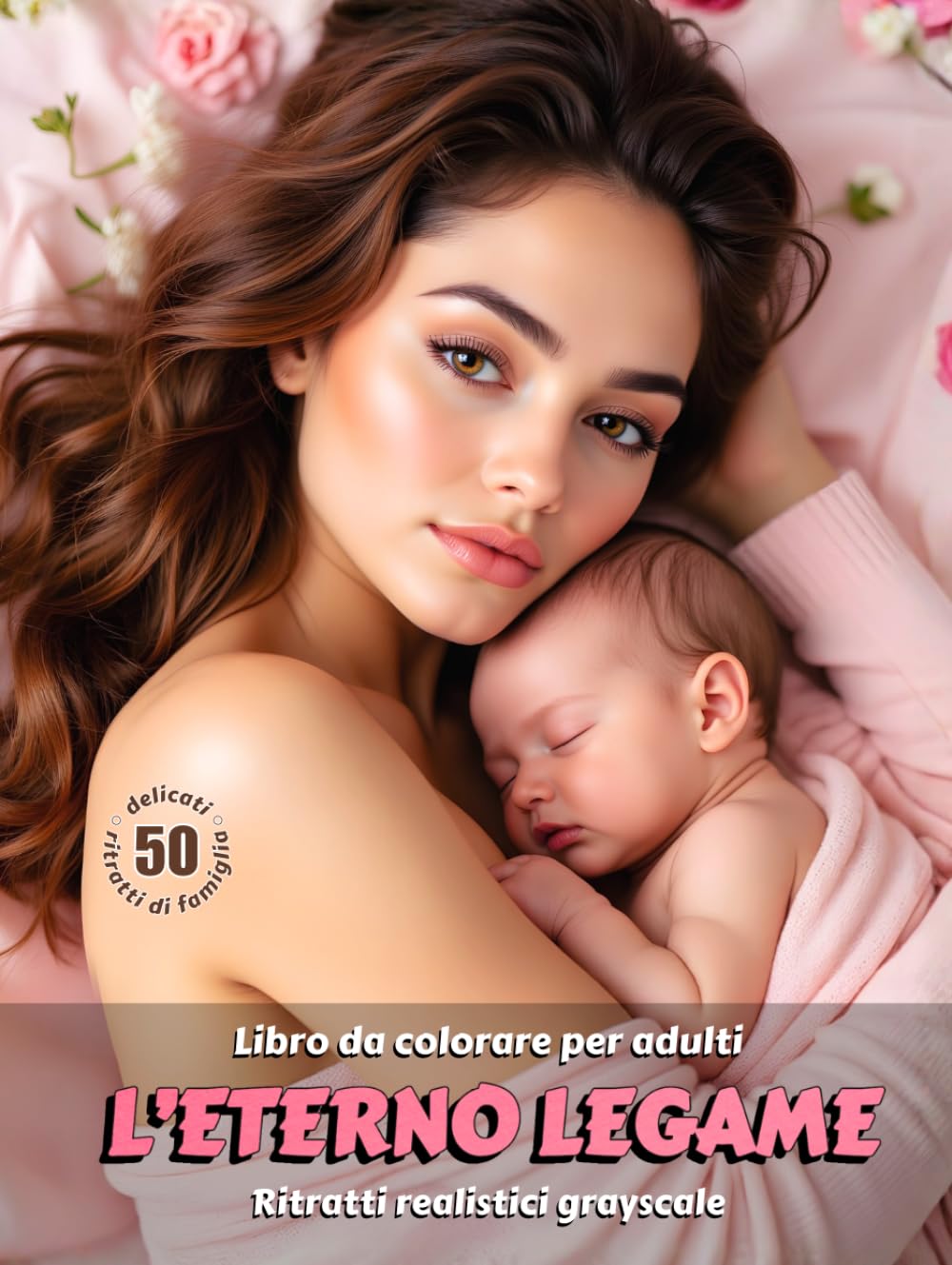 L’ETERNO LEGAME – Libro da colorare per Adulti | Ritratti realistici di Famiglia in scala di grigi | per Relax, Creatività Consapevole: Edizione italiana (Avventure colorate)