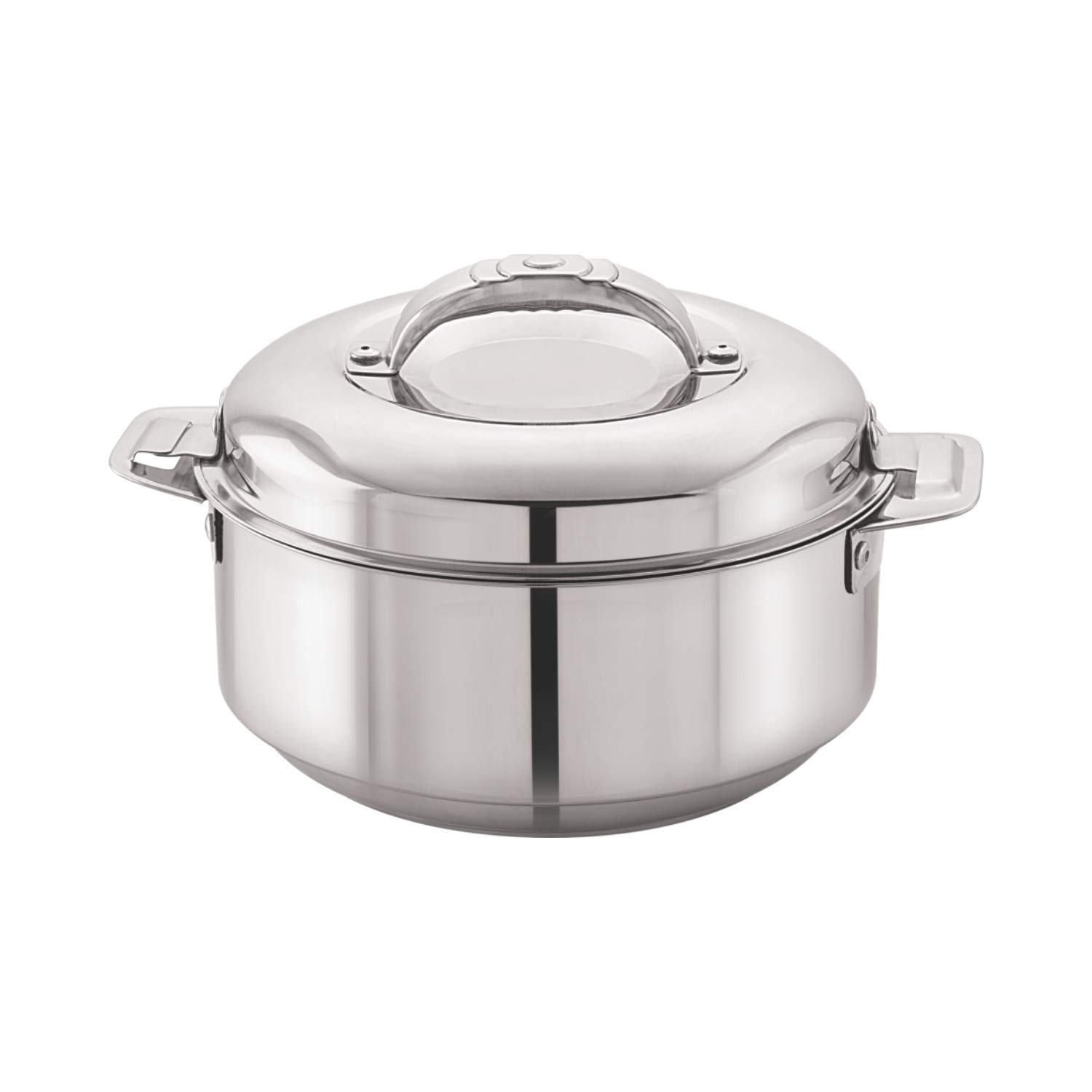CELLO Maxima Stainless Steel Double Walled Casserole, Insulated, 2800ml, 1 Unit, Silver (B0859LLC3G) Amazon Price History, Amazon Price Tracker