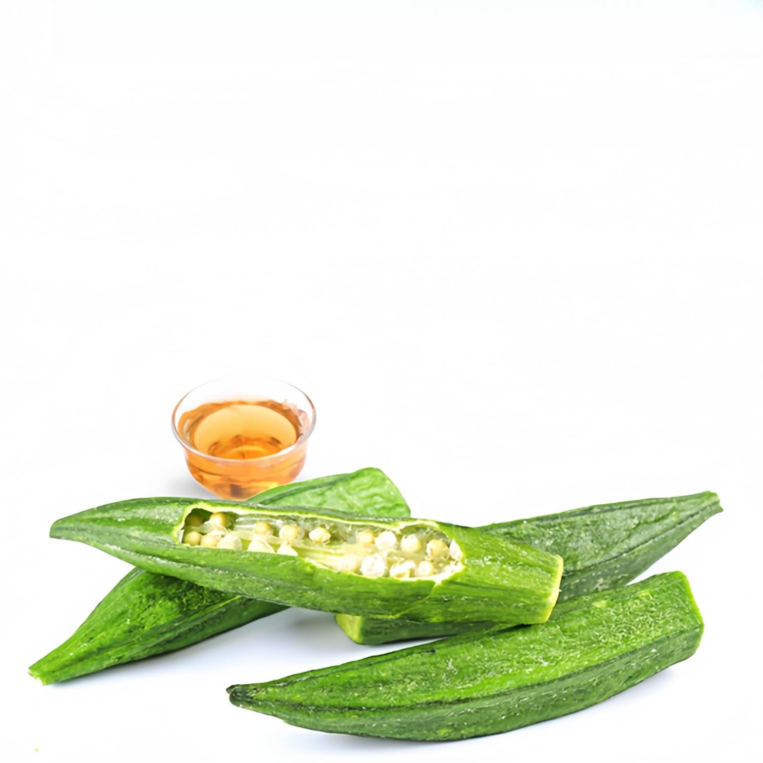 WSYLS Okra Crisp (50 g) – Naturale, vegetariano, perfetto per l'ufficio, i viaggi e come contorno o spuntino.stile cinese