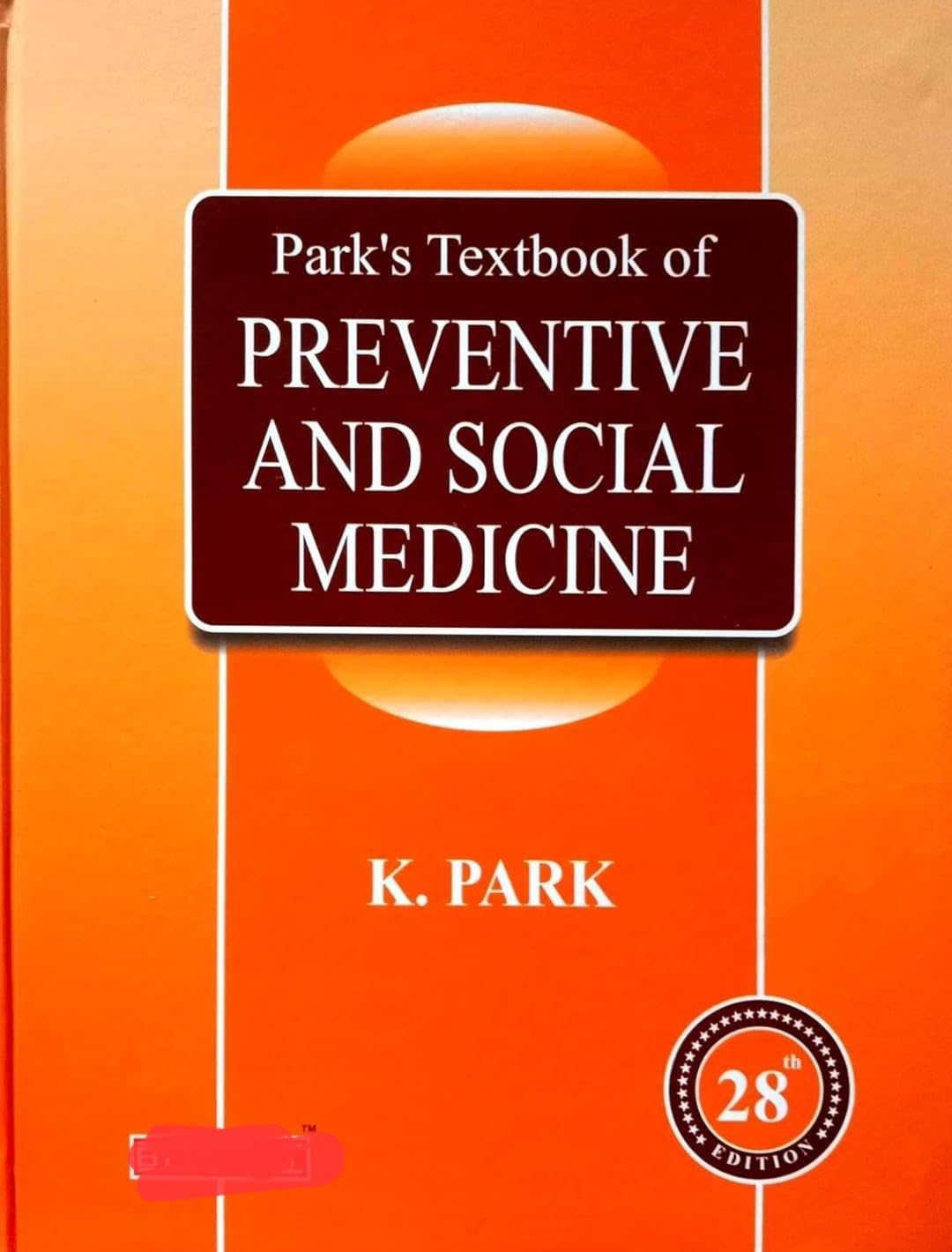 Image of Parks Textbook Of Preventive And Social Medicine 28Ed by K Park(Hb 2025)