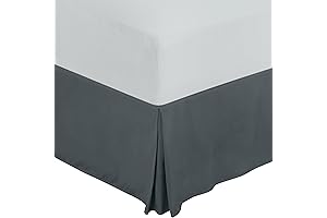 Utopia Bedding Full Bed Skirt: Transform Your Bedroom with Quadruple Pleated Elegance