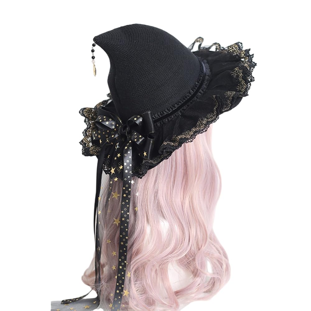 Amazon.co.jp: [hurtbasuketto] 魔女帽子 ハロウィンハット
