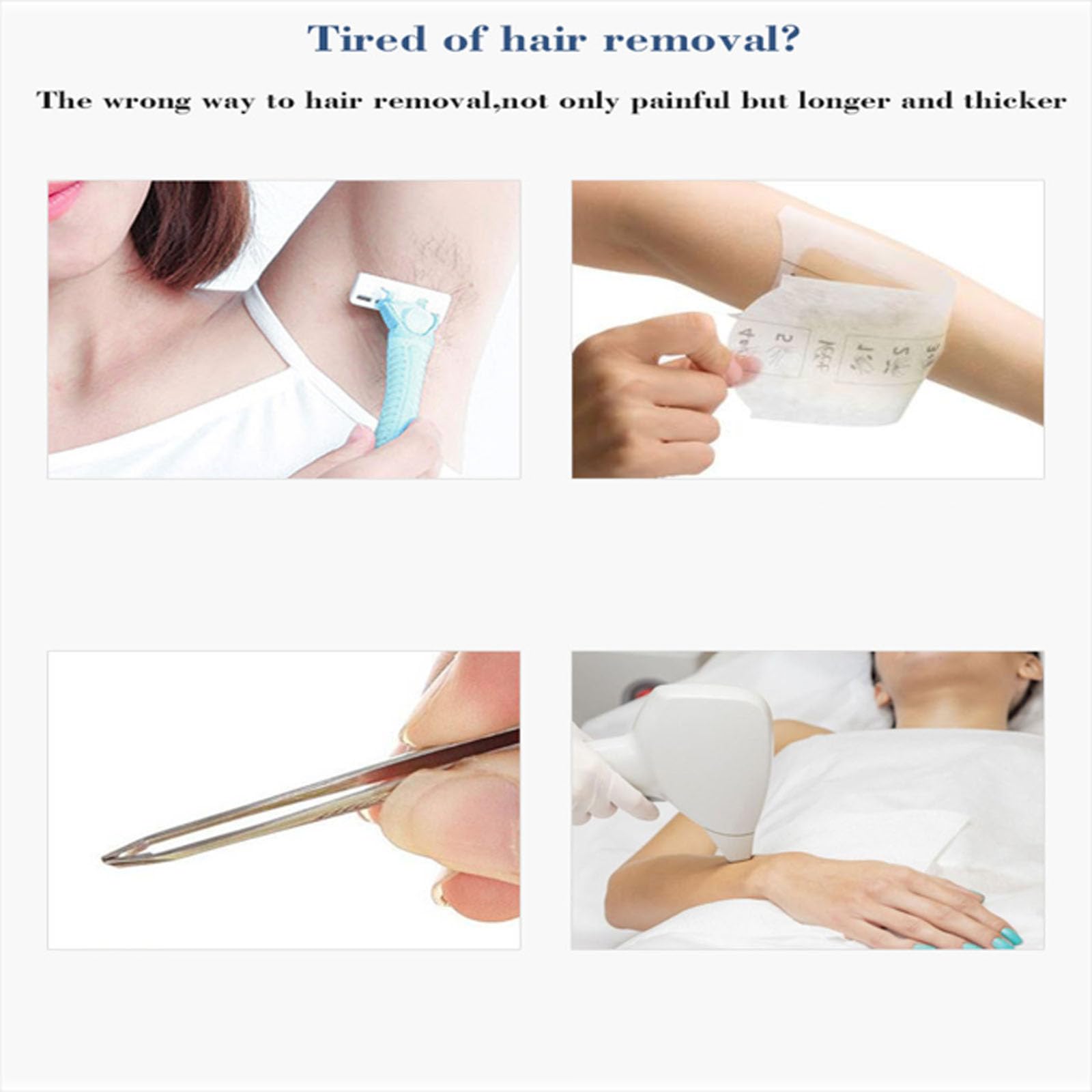 Kit Spray Depilación Lisa para Mujeres y Hombres, Bikini Indoloro, Piernas, Axilas, Depilador de Acción Rápida para Piel Sensible, Depilador Corporal Delicado con Aloe y Ácido Hialurónico (3PCS)