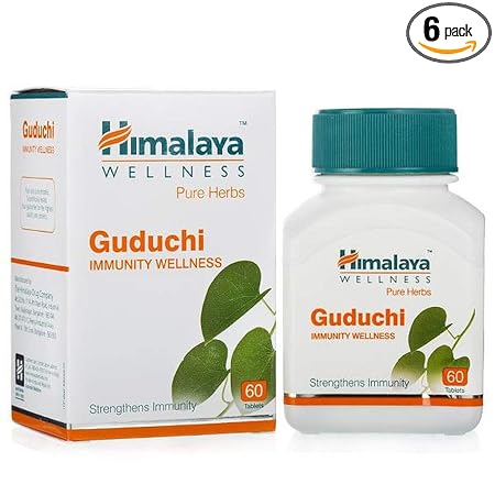 ESTORE4U Himalaya Guduchi Immunity Wellness 60 Tab - Pack of 6