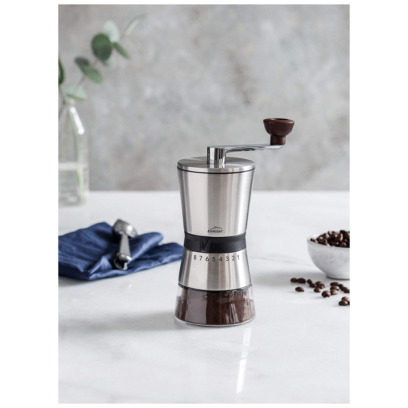 Lacor 62817 62817 Moulin Manuel Inox 45 g Acier 18/10