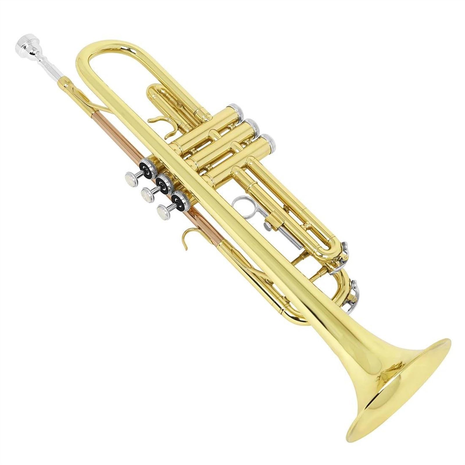 Trompeta Estándar Juego De Trompeta Bb Estándar De Bronce Fosforoso Instrumento De Viento Metal Profesional Para Estudiantes Principiantes