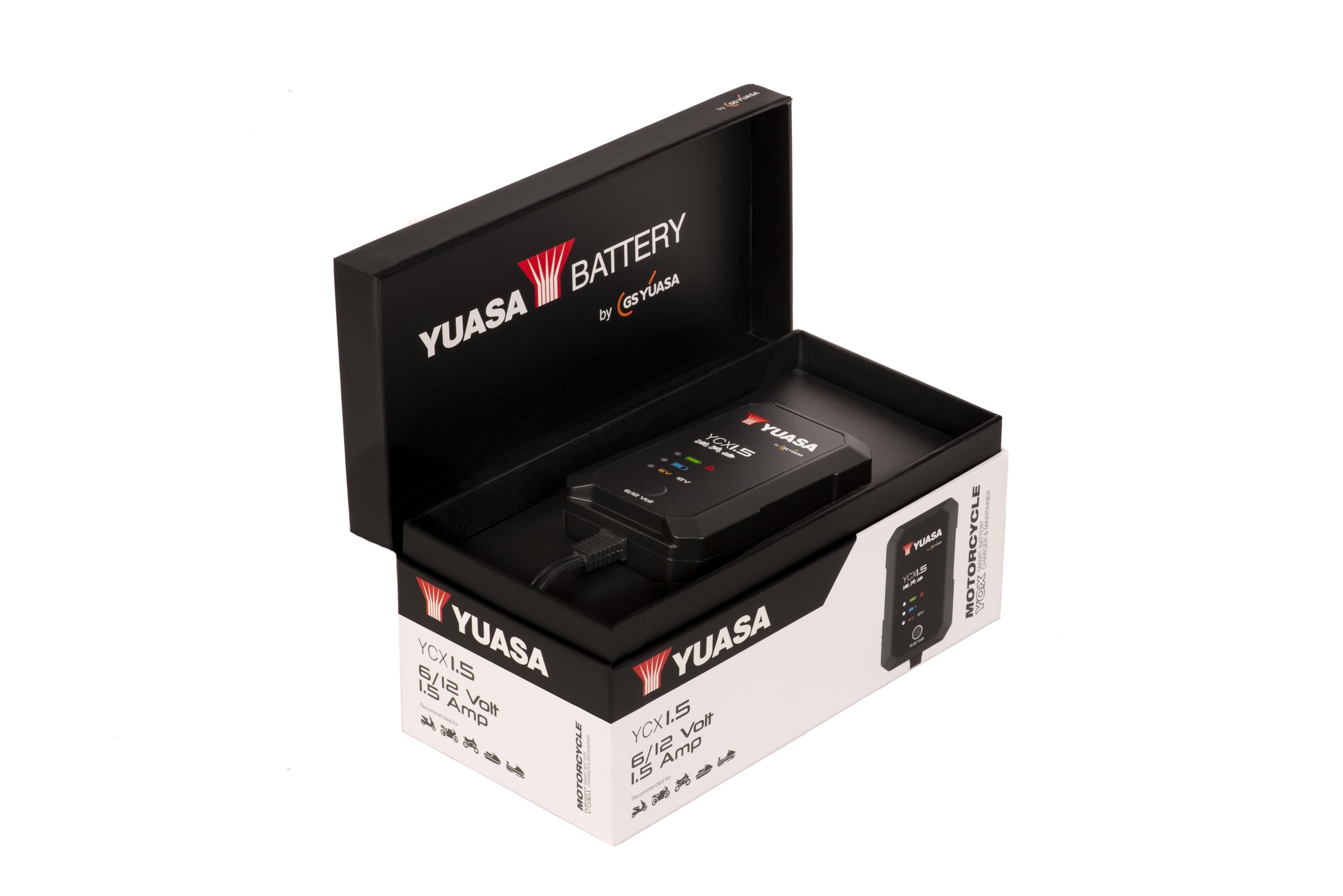Yuasa YCX1.5 6V / 12V Smart Battery Charger