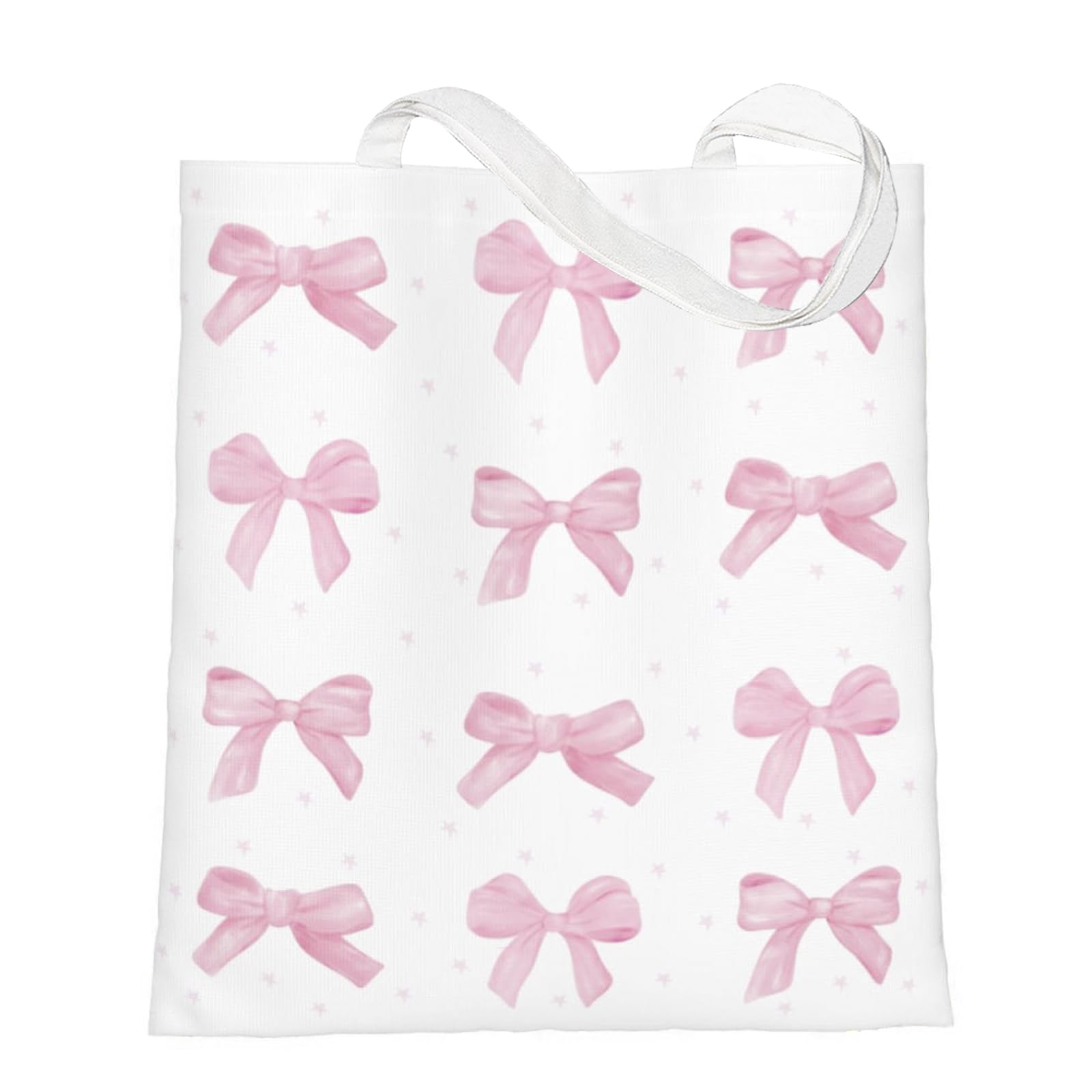 OHZOLLAN Canvas Tote Bag For Women Large Capacity Shoulder Bag For Grocery Shopping With Zipper Inner Pockets