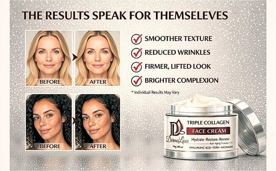 Science-Backed Anti-Aging Face Cream—Radiant Glass Skin K-Beauty, Triple Collagen + Hyaluronic Acid + PDRN Salmon DNA for Visible Firming & Deep Wrinkle Smoothing | Lightweight & Non-Greasy, 1.7 oz - Image 9