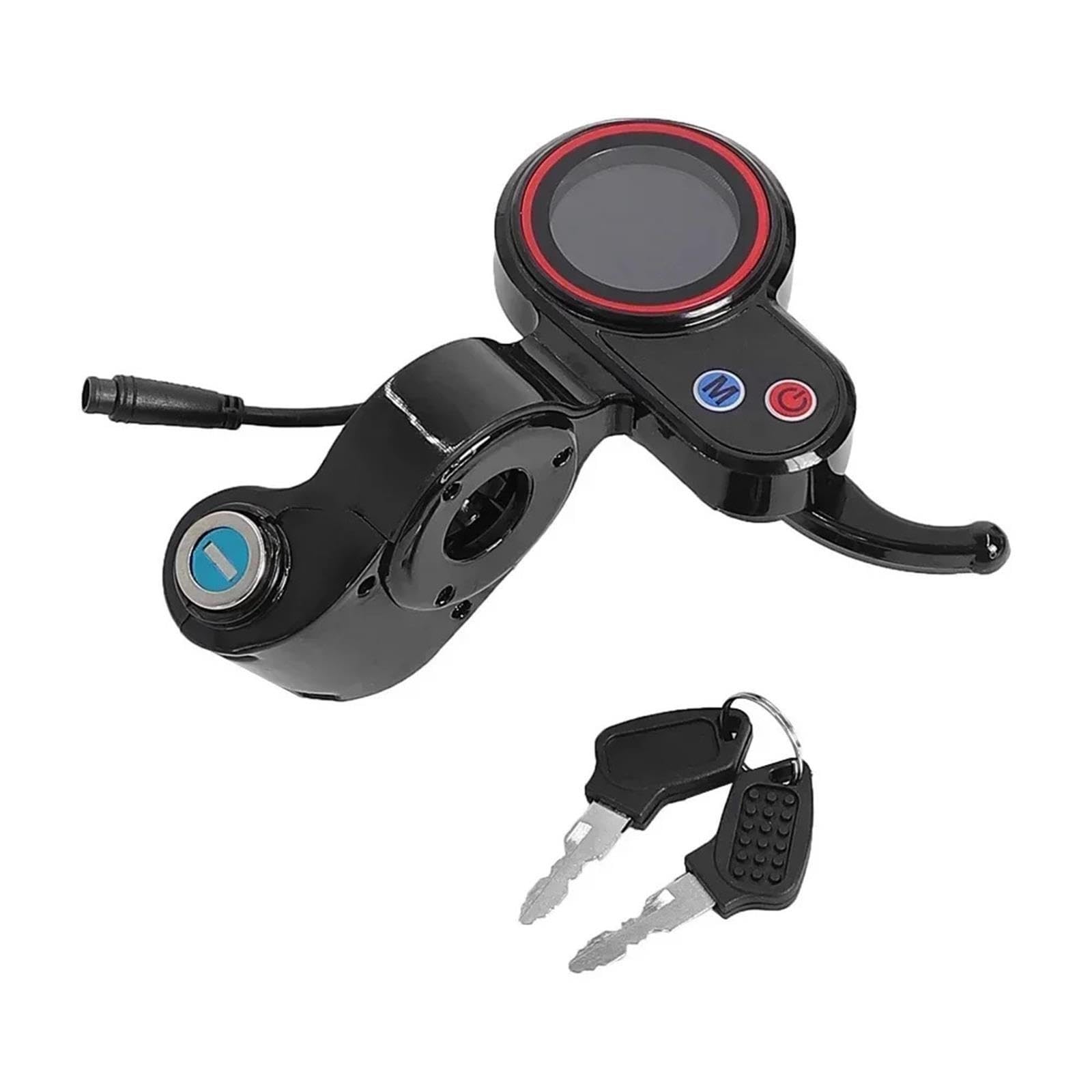 Écran LCD for Hi-tway H5 Kickscooter, Affichage à 6 Broches avec Accessoires d'instruments de Verrouillage, pièce de Tableau de Bord for Scooter électrique