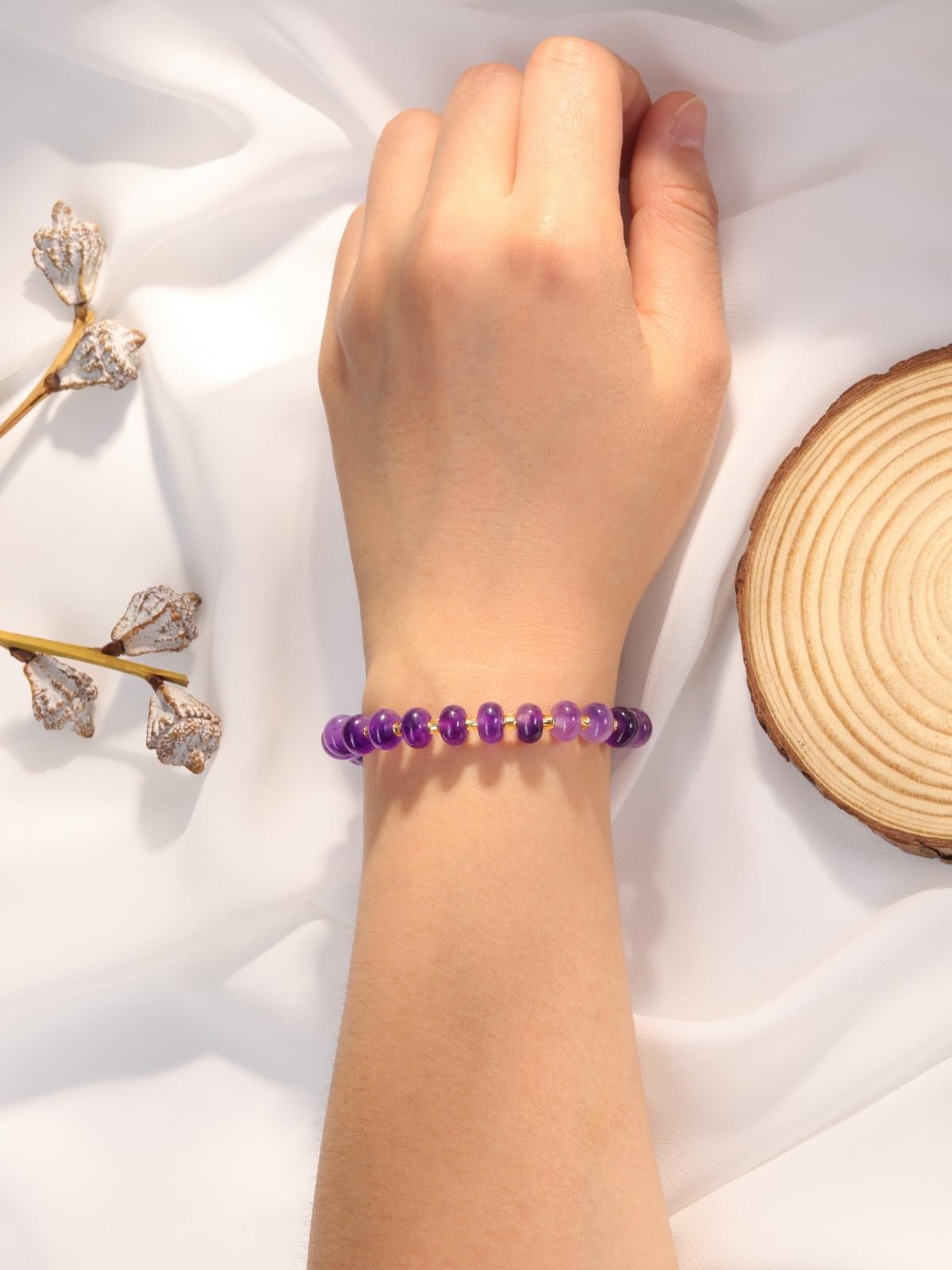 MOCHAMIK Pulsera de Cristal curativo de Chakras para Mujer, Pulsera de Cuentas de Piedras Preciosas Naturales de 7 Chakras, joyería Espiritual, Regalos para Mujeres, su Aniversario de cumpleaños