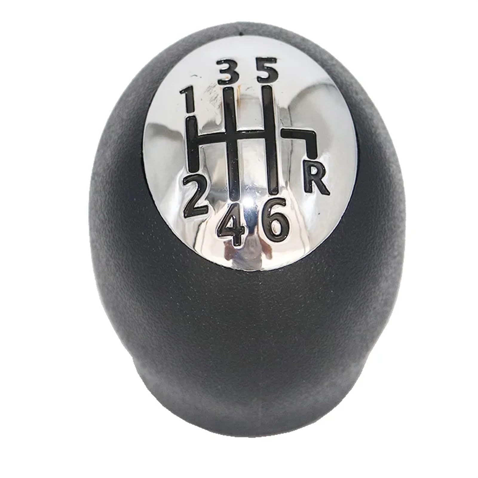 Hsukiho 123456R Plastic Car Shift Knob Cover For Espace Mk4 2002-2008 For Mpv Car Gear Shift Knob Gear Ball Handball Head Knob Chrome Caps(123456R Plastic)