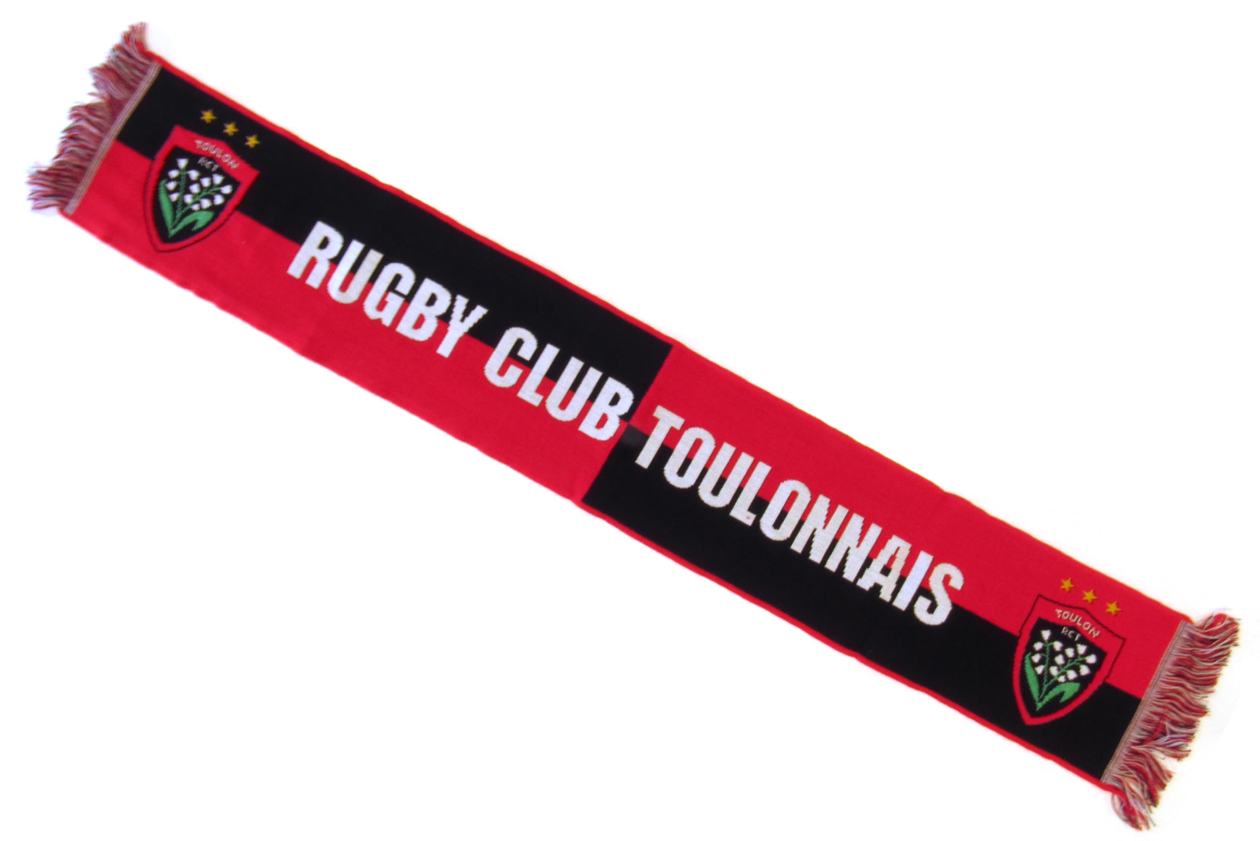 Rct Multicolored Toulon Official Collection Rugby Club Toulon Scarf – Size 140 Cm, 140 Cm