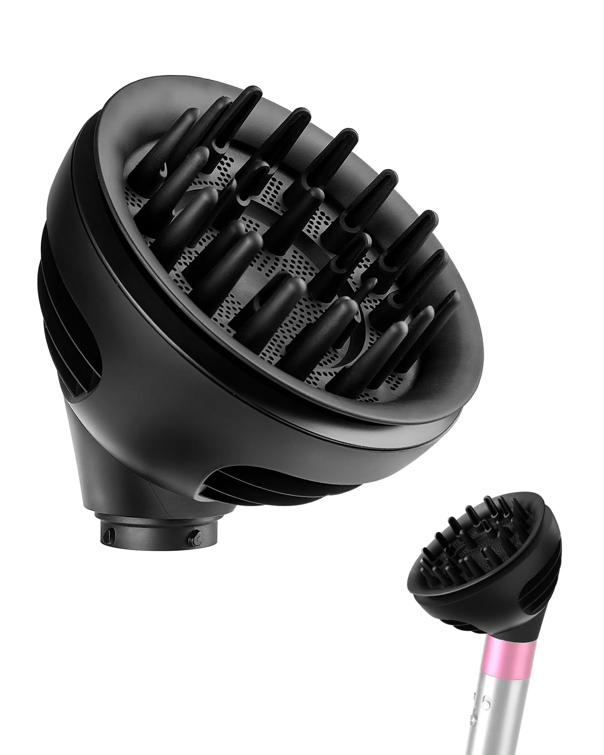 Wave+Curl Diffuser Attachment for Dyson Airwrap, Upgraded Diffuser Nozzle  974149-01 for Dyson Airwrap HS01 HS05 HS08 or Airwrap