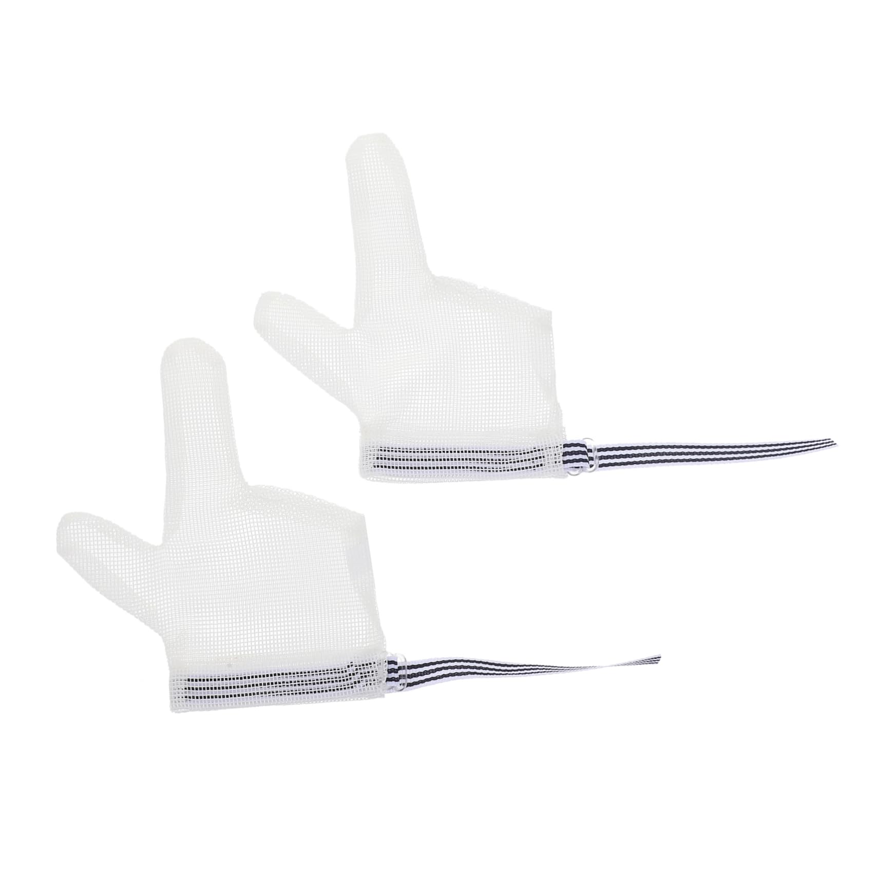 Abaodam Nylon Baby Gloves Newborn Mittens Thumb Sucking Guard Soft Comfortable Fingertip Mittens for Boys Girls