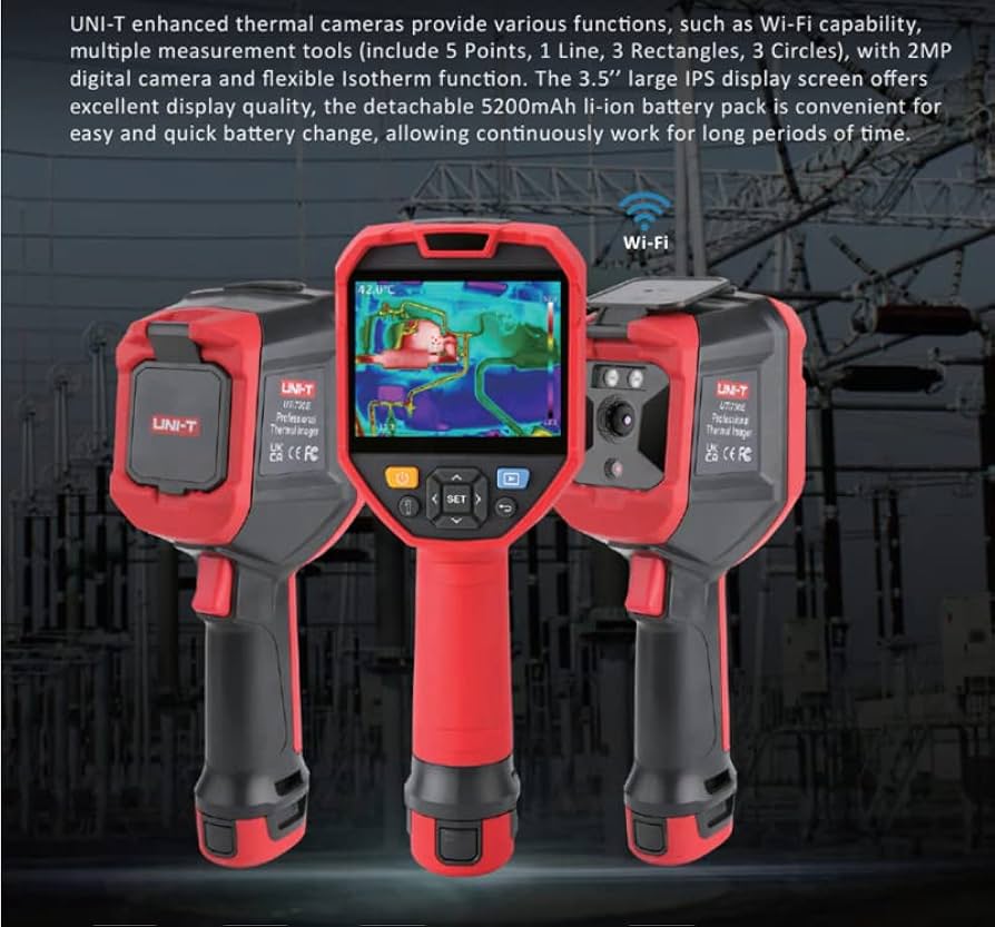 UNI-T サーマルカメラ 熱画像を備えたユニ赤外線サーマルカメラ,iPhoneタイプC用では