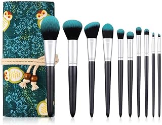 Professional Makeup Brushes Set Green Beauty ...