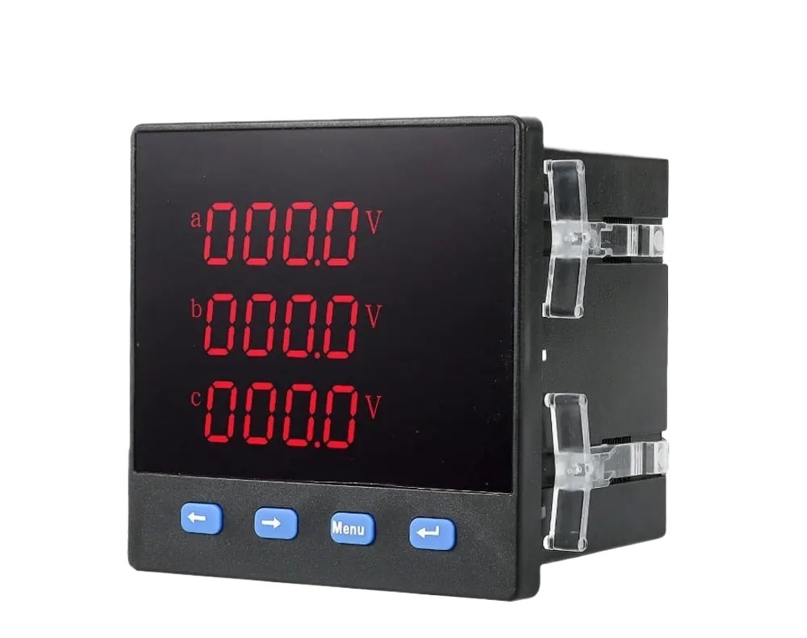 Mulitímetro Digital AC 220V, pantalla LCD, voltímetro trifásico, amperímetro, medidor de frecuencia de vatios, medidor multifunción de comunicación RS485(120 x 120 mm)