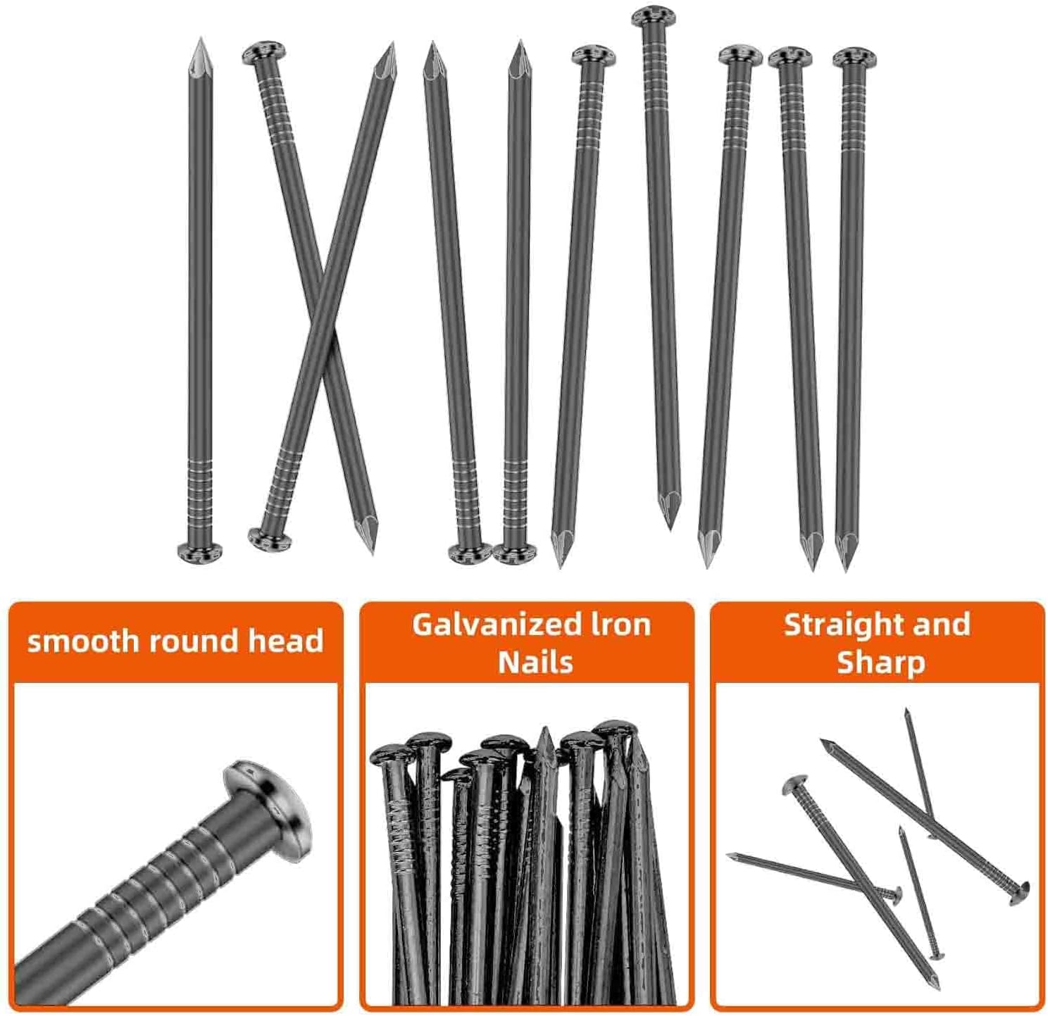 Tiny Wooden Nails for DIY Craft Projects, Antique Drawer Repairing, Mini Boxes Decorative Accessories, 1inch, 100pcs (Black, 25mm) image 5