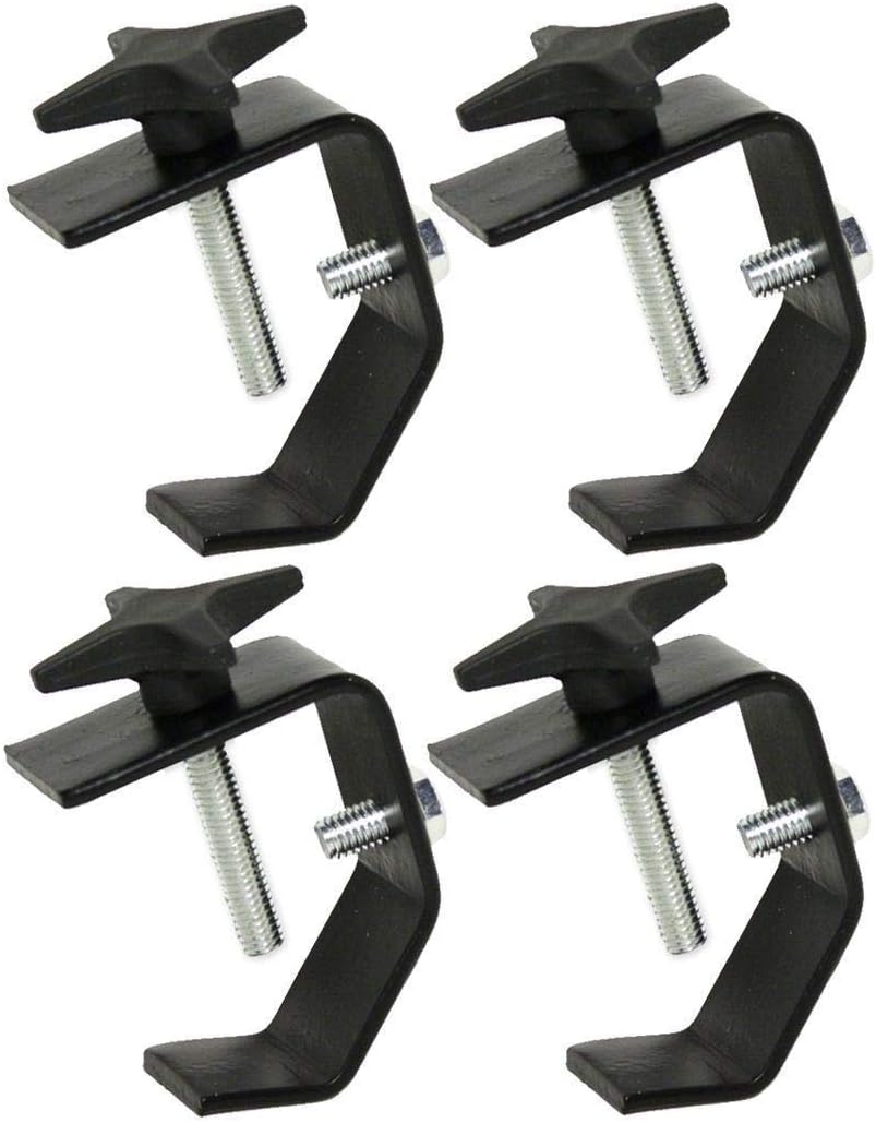(4) Chauvet CLP-02 Truss Lighting Clamps For Light Mounting Up to 55 LBS CLP02