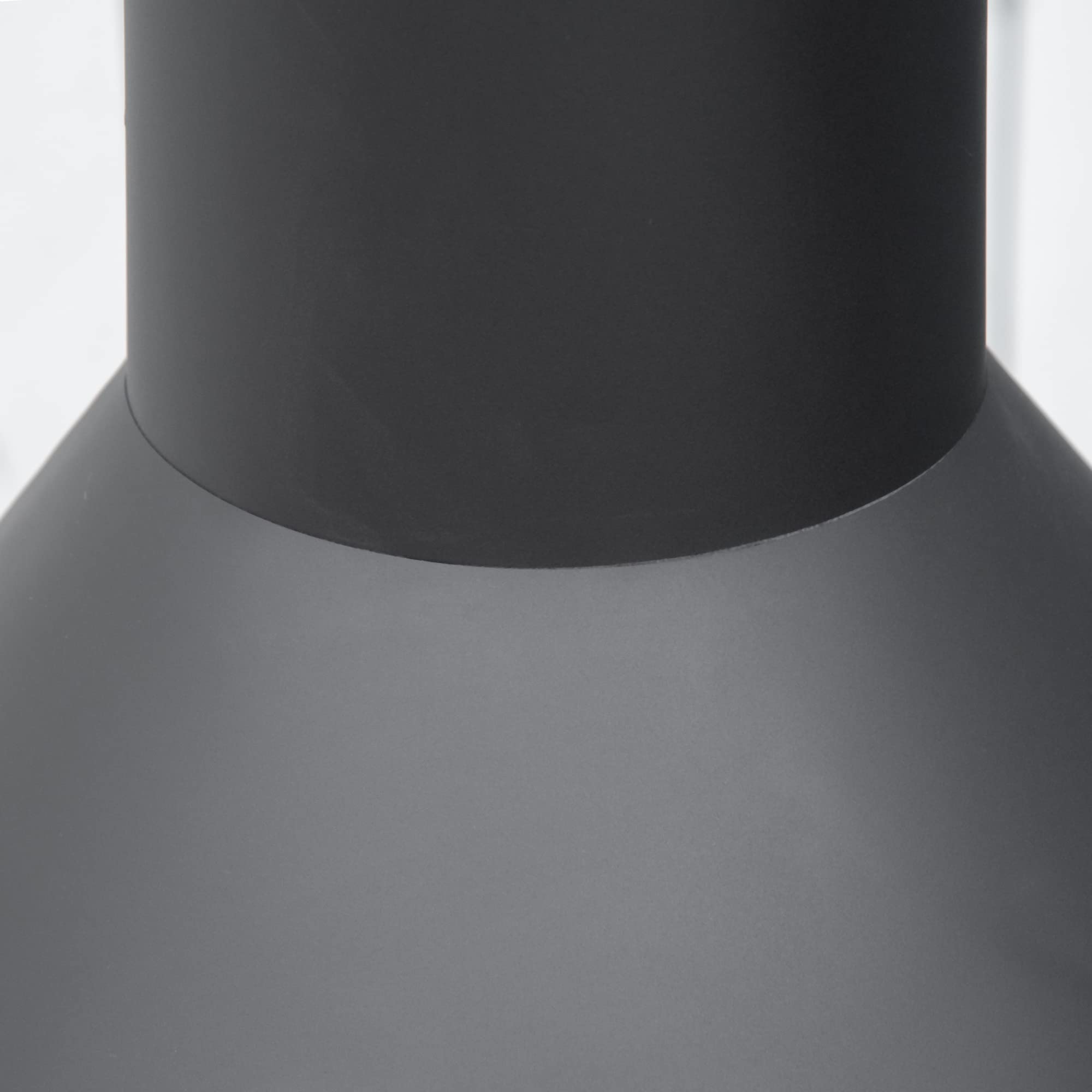 Outsunny Chimenea de exterior brasero mexicano Altura 133 cm, Diámetro 45, Metal con gran chimenea - Almacenamiento de troncos - Negro