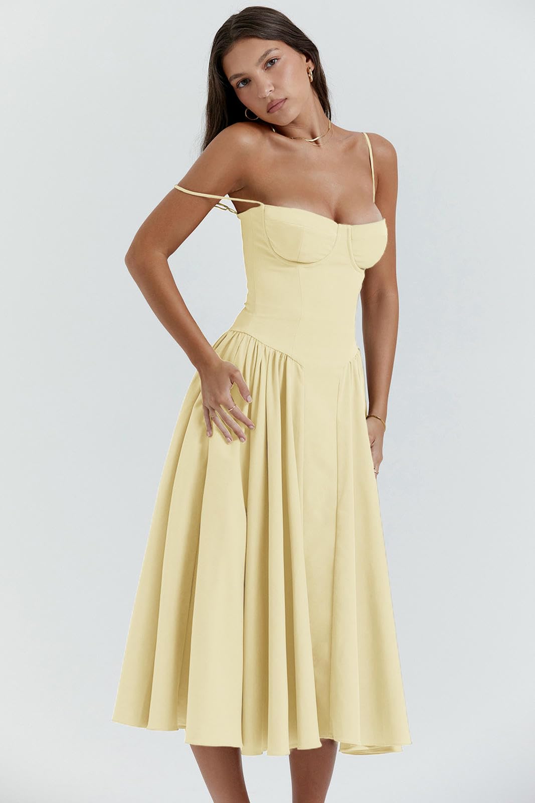Robe De Fête Élégante Sexy L'été pour Femmes-Rouge-l