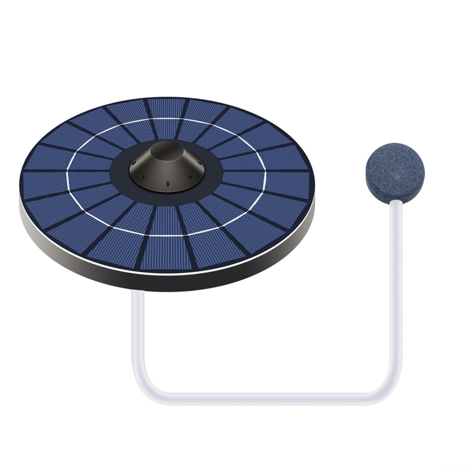Pompa di ossigeno per laghetto a energia solare per fontane, stagni e acquari, con tubo dell'aria e pietra a bolle