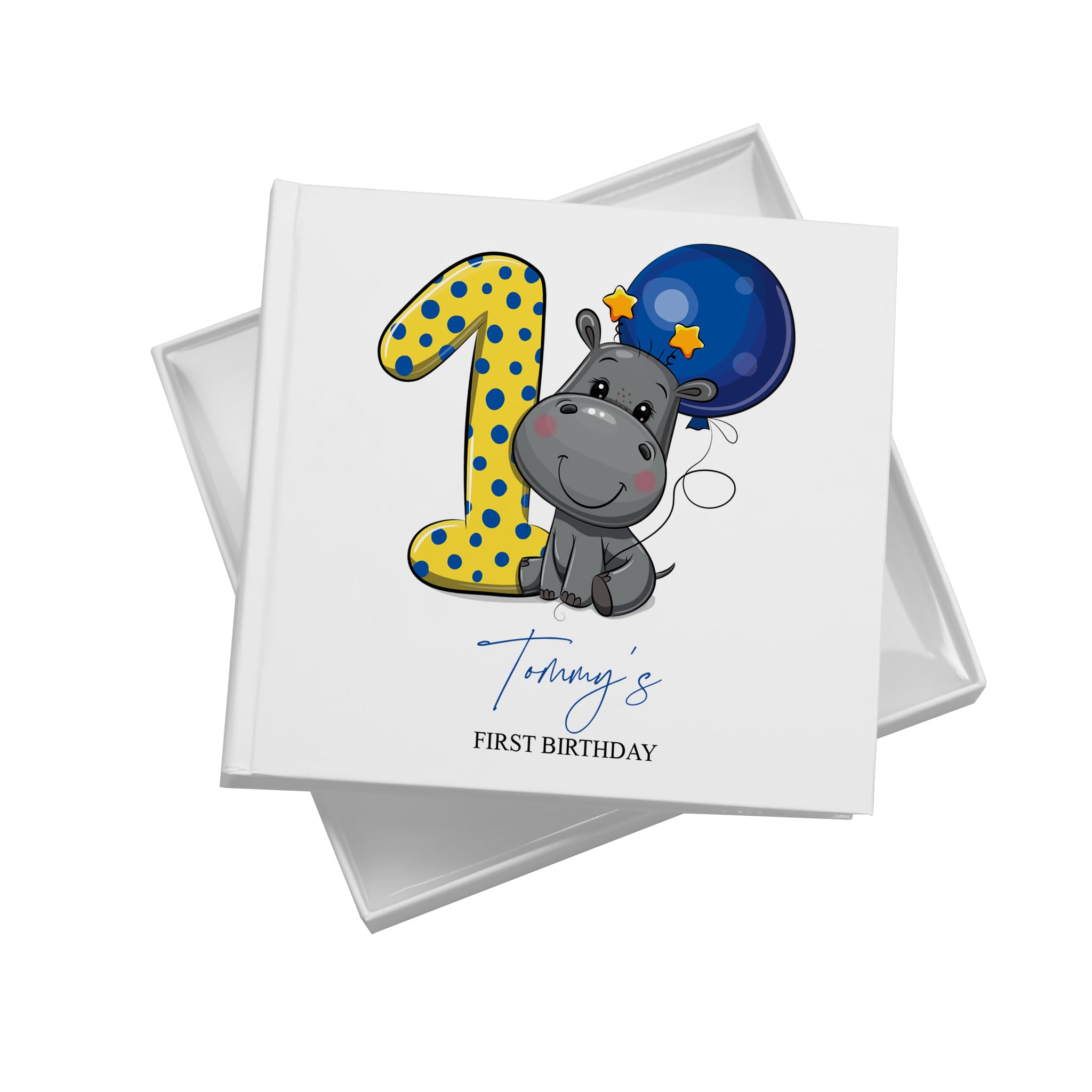 Personalised Baby Boy First Birthday Photo album Gift