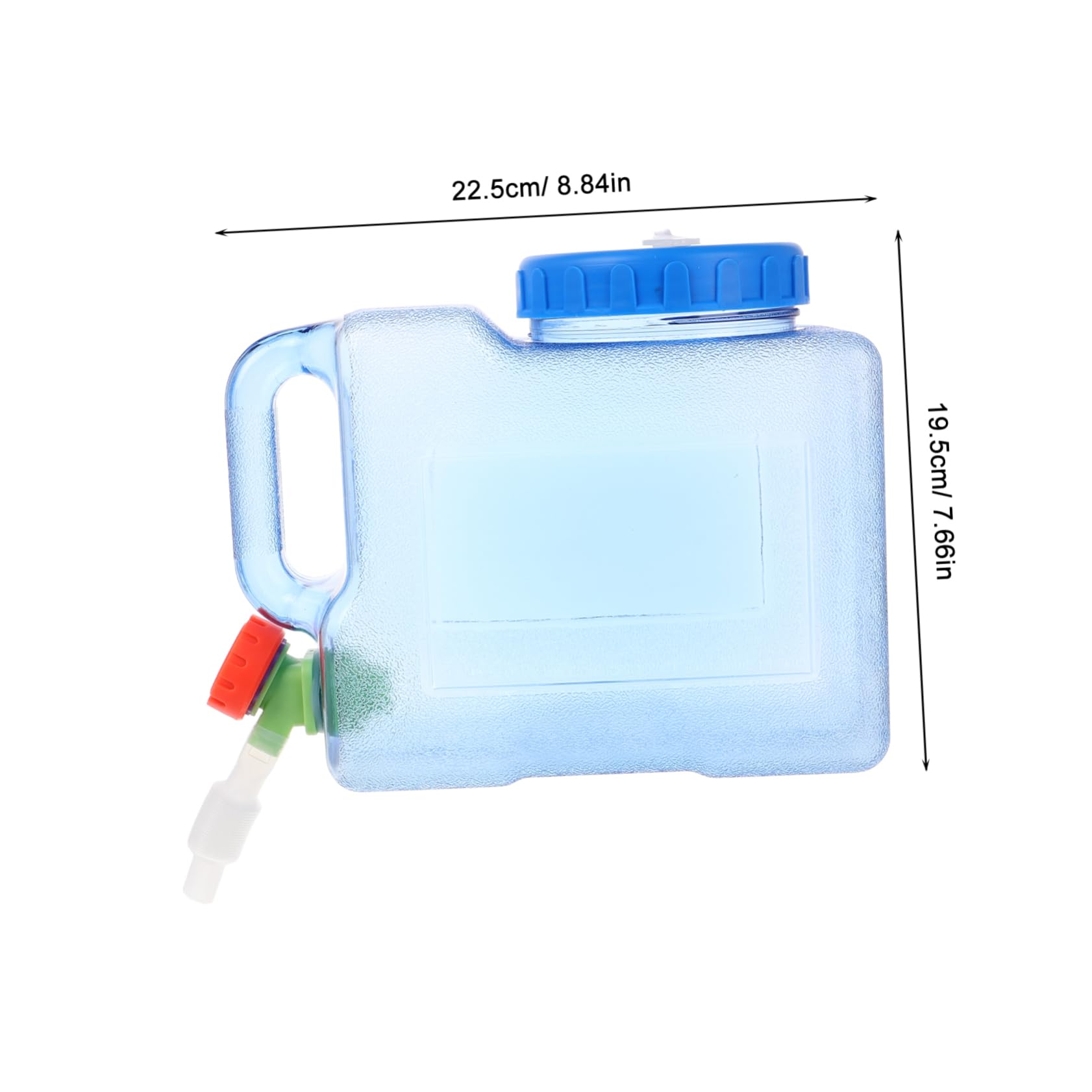 SUPVOX 1 Set Outdoor Water Storage Jug with Spigot Portable Liquid Container for Camping Hiking and Emergency Use Durable and Lightweight Water Bottle with Tight Seal