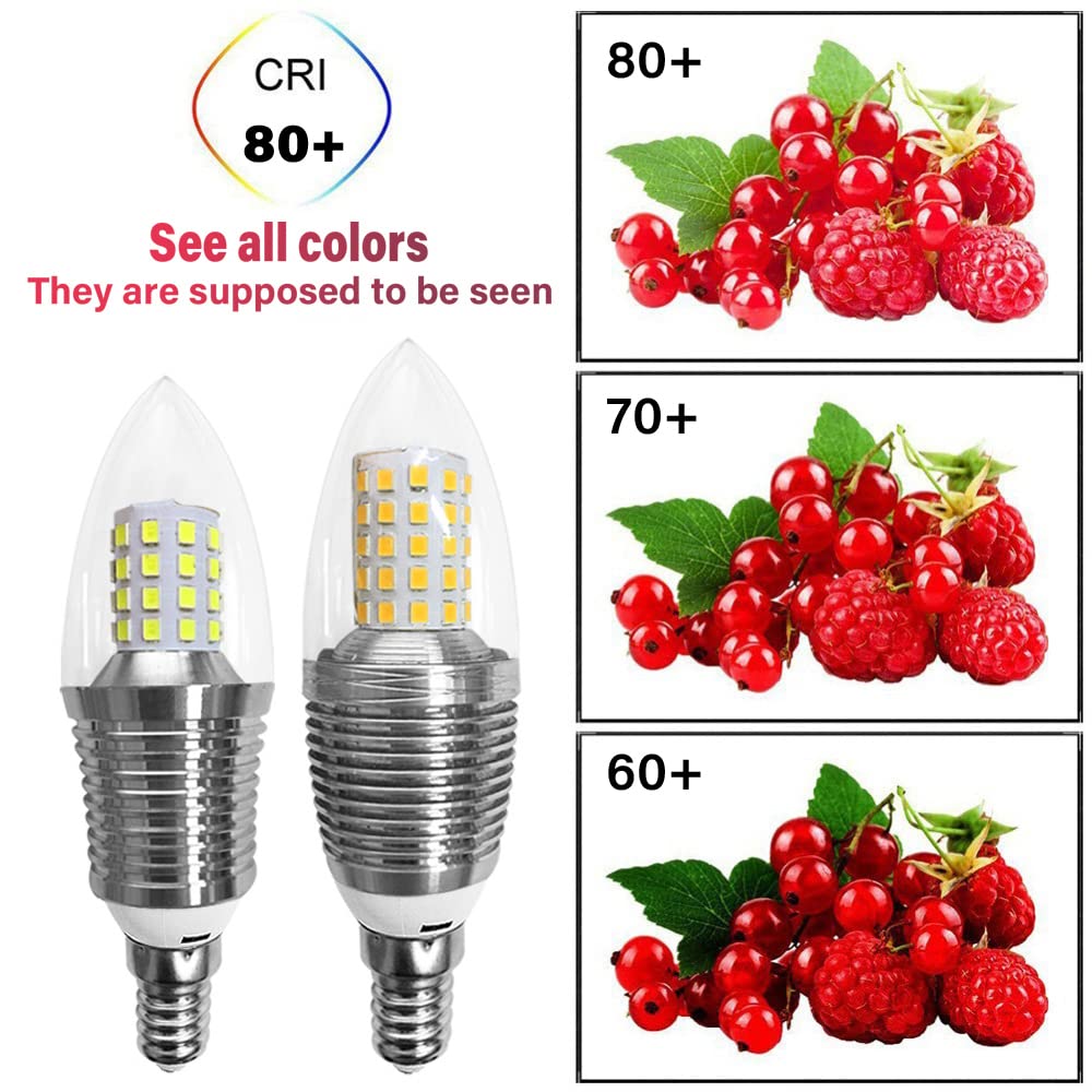 LED-Birnen, Maisglühbirne mit E14-Sockel, LED-Kerzenlampe, 9 W, 12 W, 800 lm, 120 Watt-Äquivalent, 3000 K, 6000 K, Nicht dimmbar, AC 85 V ~ 265 V (10er-Pack)