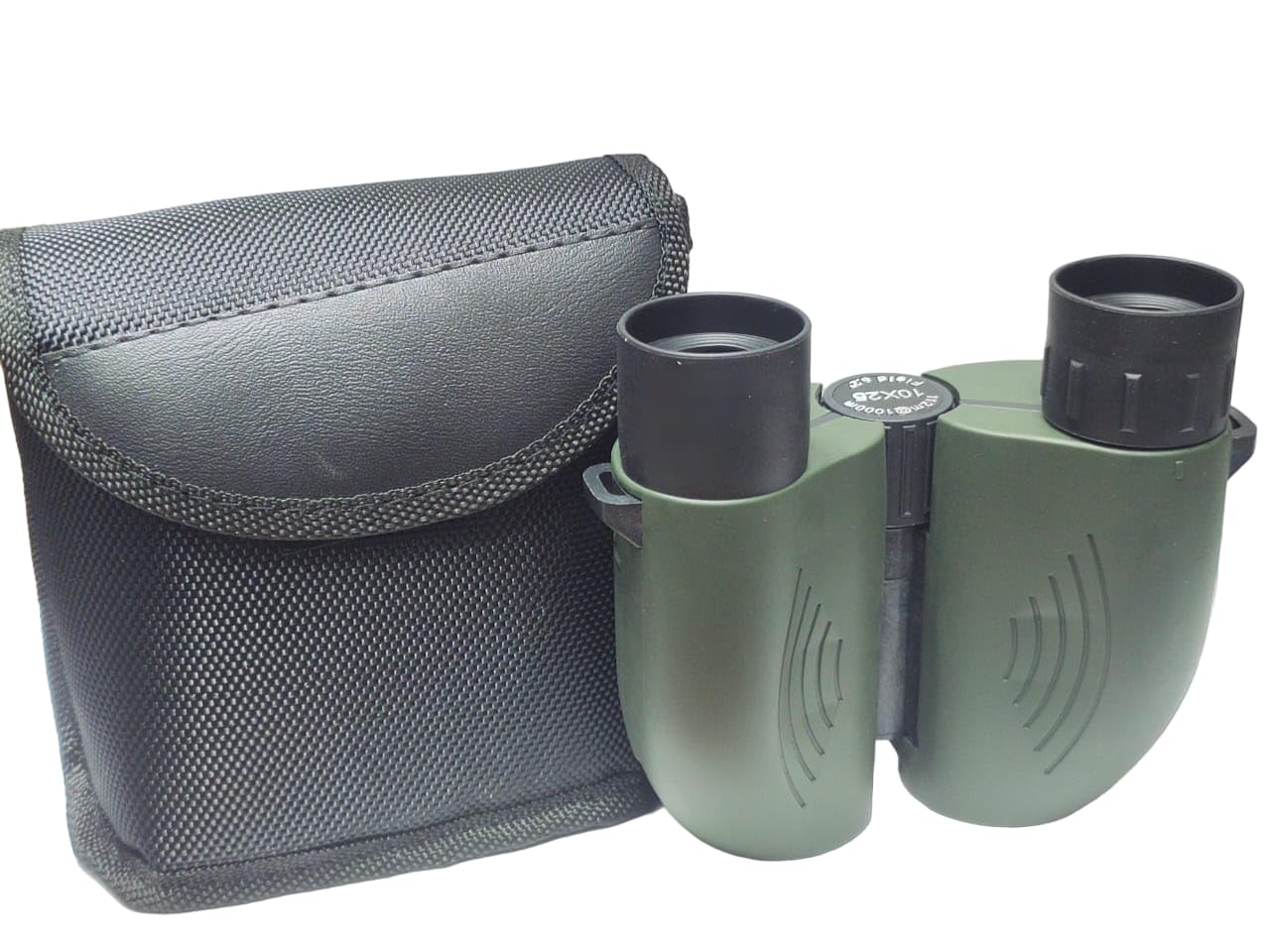 JGG HEAVY GREEN 10 * 25 BINOCULAR with COVER