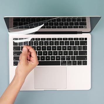 McStorey MacBook Air 15.3 Ekran Koruyucu Parlak Anti Scratch HD PET Film A2941 M2 A3114 M3 A3241 M4 A3448 M5 Uyumlu Retina Net Görüntü Çizilmeye Dayanıklı Şeffaf
