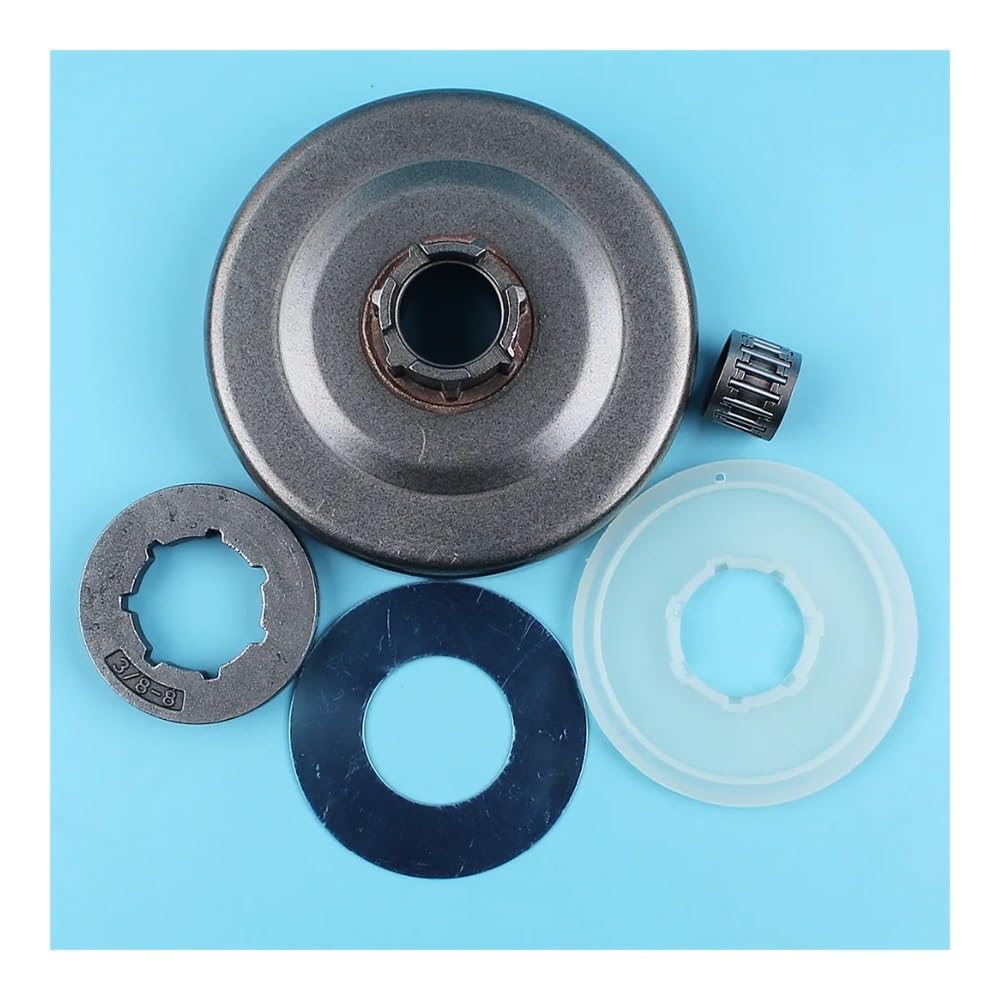 Kit de Cubierta Antipolvo for arandela de Tambor de Embrague, Compatible con cojinete de Jaula de Agujas de Motosierra 61, 66, 162, 266, 268 y 272