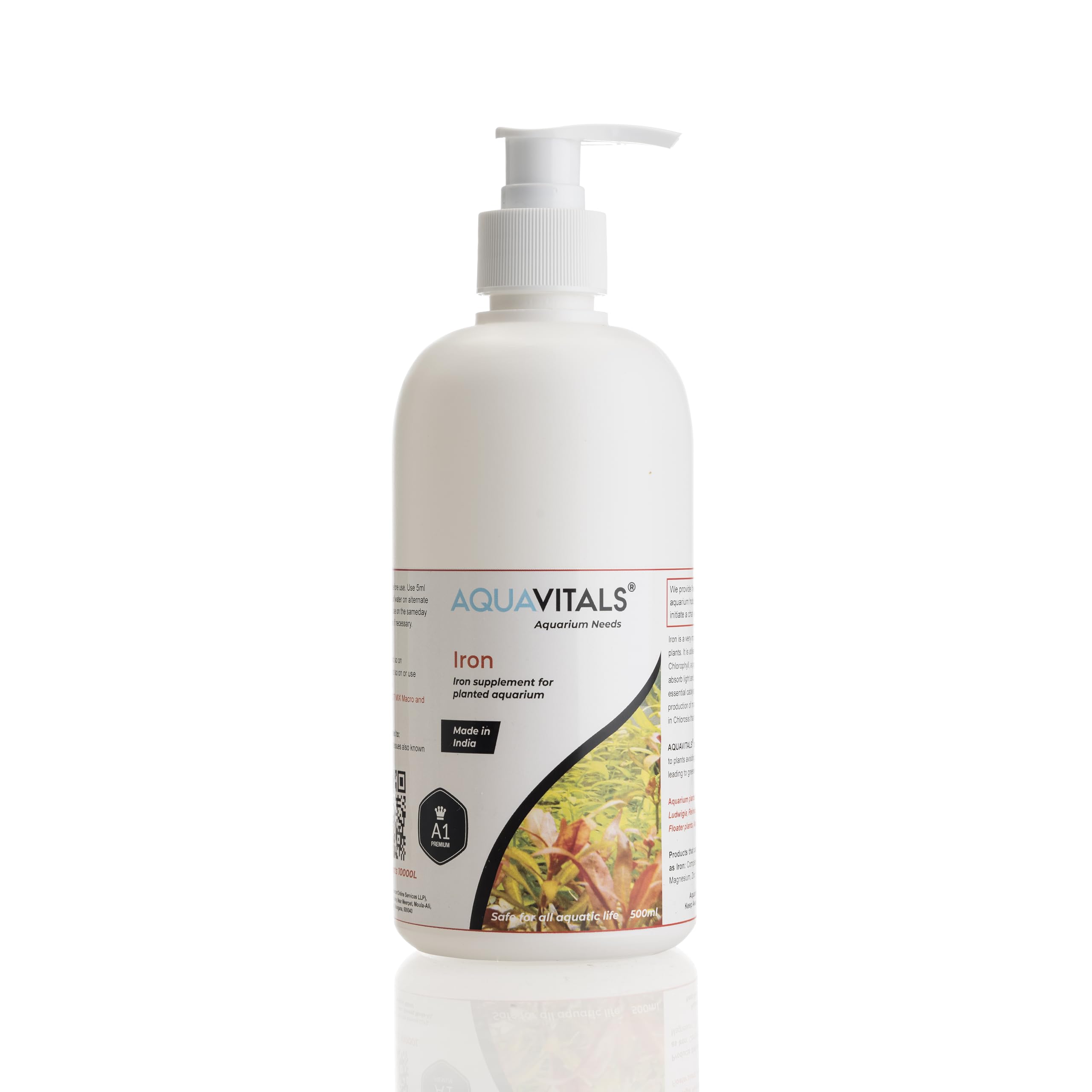 AQUAVITALS Iron - Aquarium Plant Nutrient Supplement (500ml) (B09KQGQBJM) Amazon Price History, Amazon Price Tracker