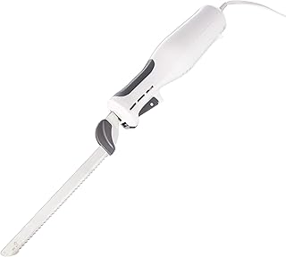 Spectrum ComfortGrip Electric Knife, 9 inch, White