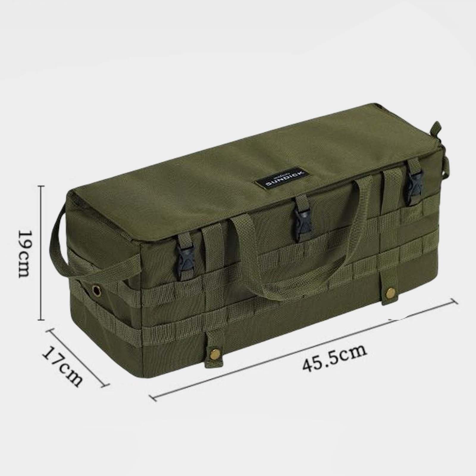 Borsa Portaoggetti Pieghevole da Campeggio per Impieghi Gravosi, Organizer Laterale per Braccioli