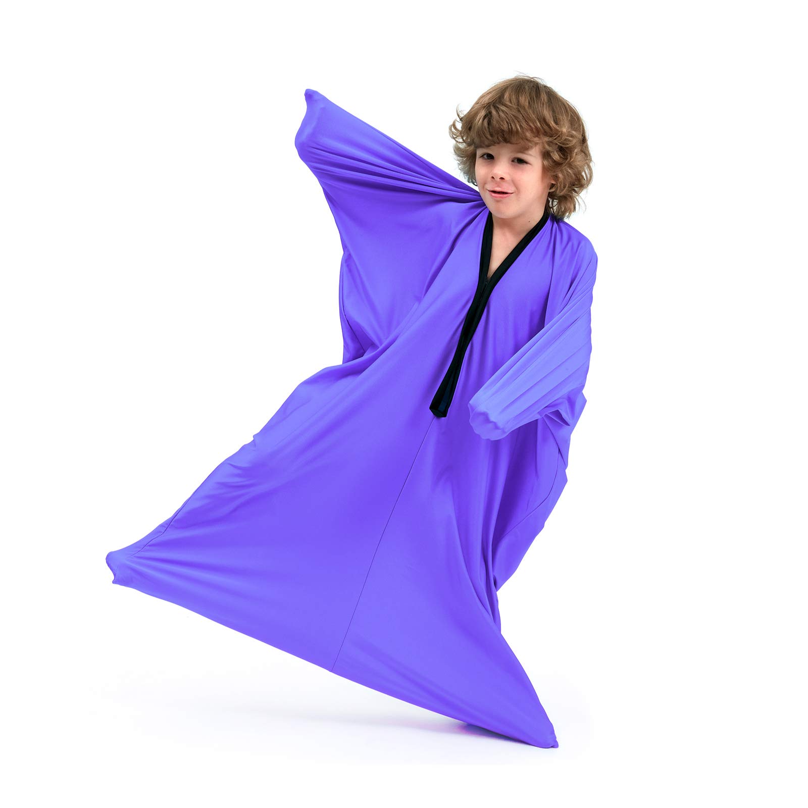 SANHO Sensory Sock Body Sock, Perfect for Children with Sensory Processing Disorder, Updated Version (Purple, Small)