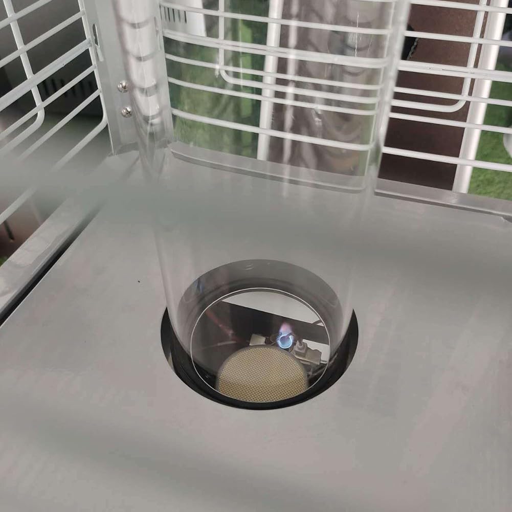 Kit De Reemplazo De Quemador para Calentador De Patio De 47000 Btu con Caja De Control, Termopar Y Válvula De Seguridad De Inclinación para Calentador De Propano Show A