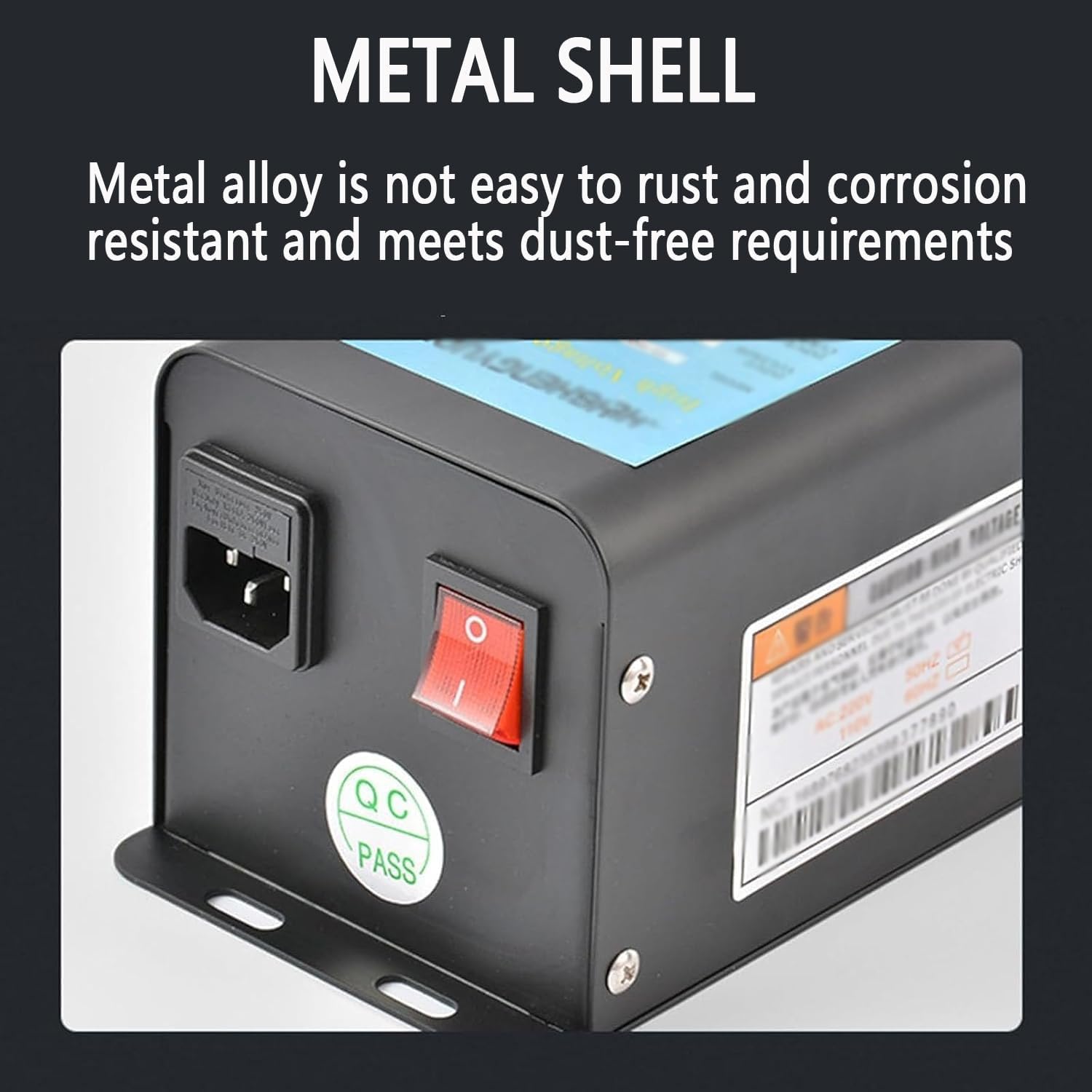 Eliminador de electricidad estática portátil, pistola de aire ionizante antiestática, con cabezal de chorro de inducción, volumen de aire ajustable, para la eliminación de electricidad estática indust