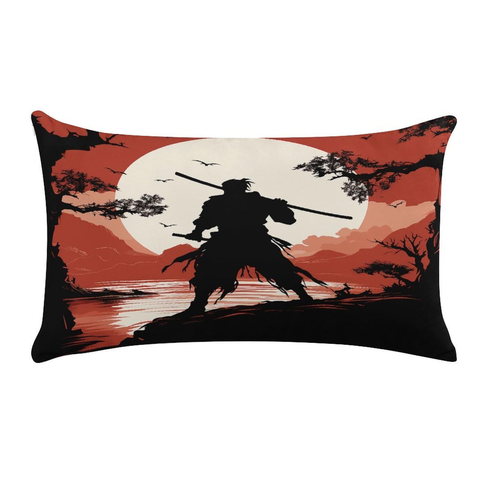 Wsoihfec Style Samuraicushion Case Throw Pillow Cover