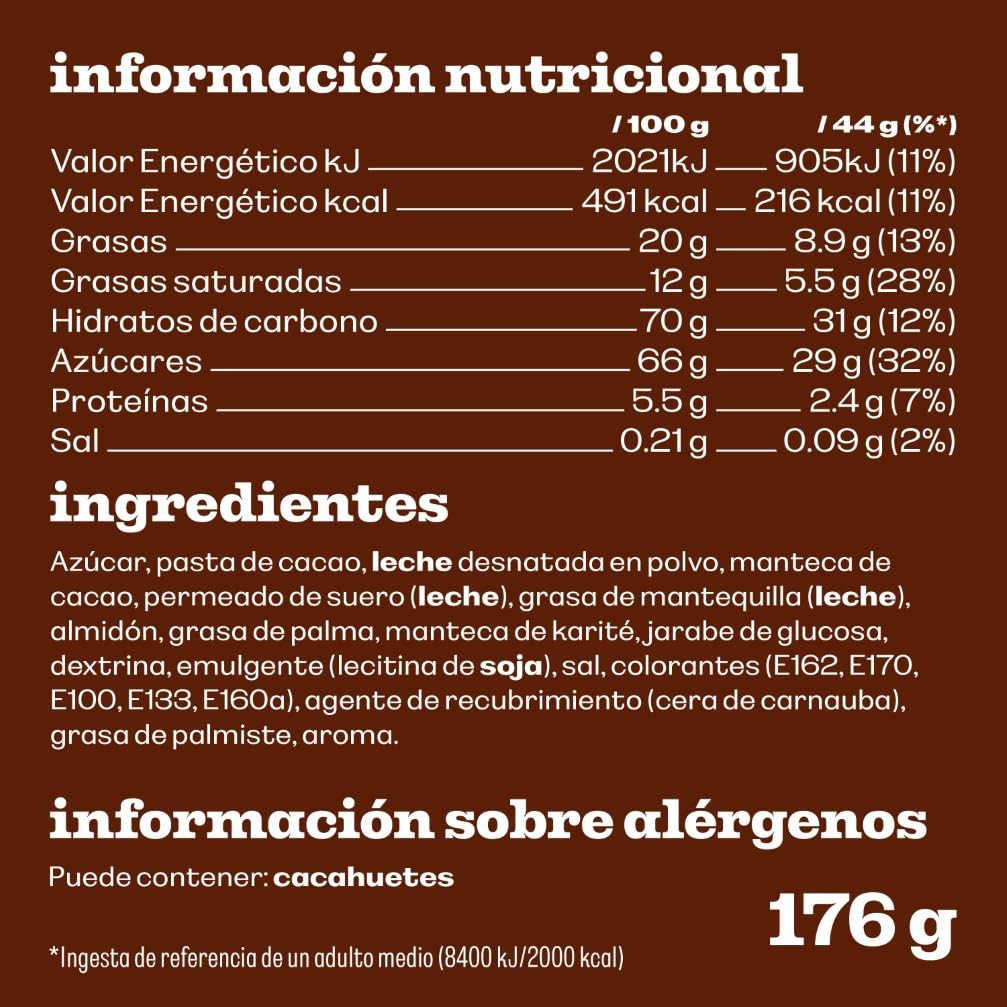M&M's Minis Snack en Bolitas de Colores de Chocolate con Leche 176g