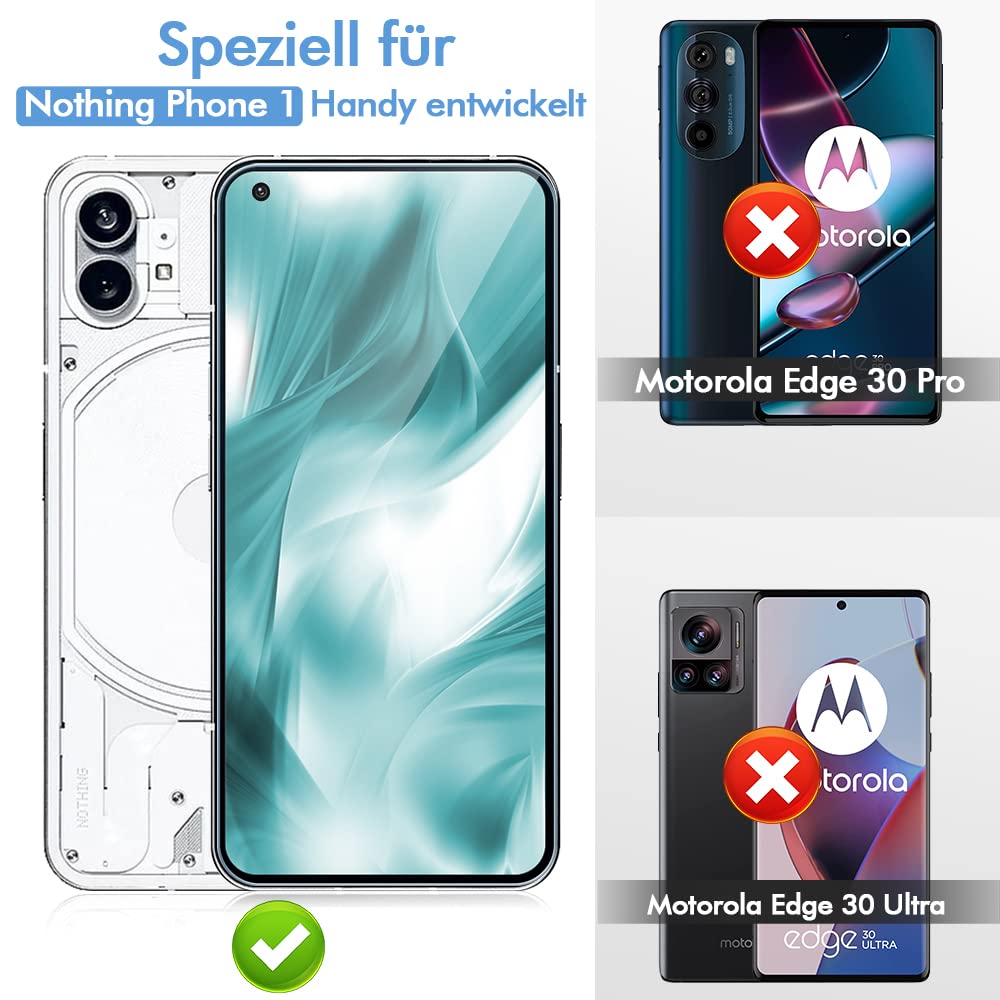 écran En Verre Blindé Pour Nothing Phone 1 5G + 2 Films De