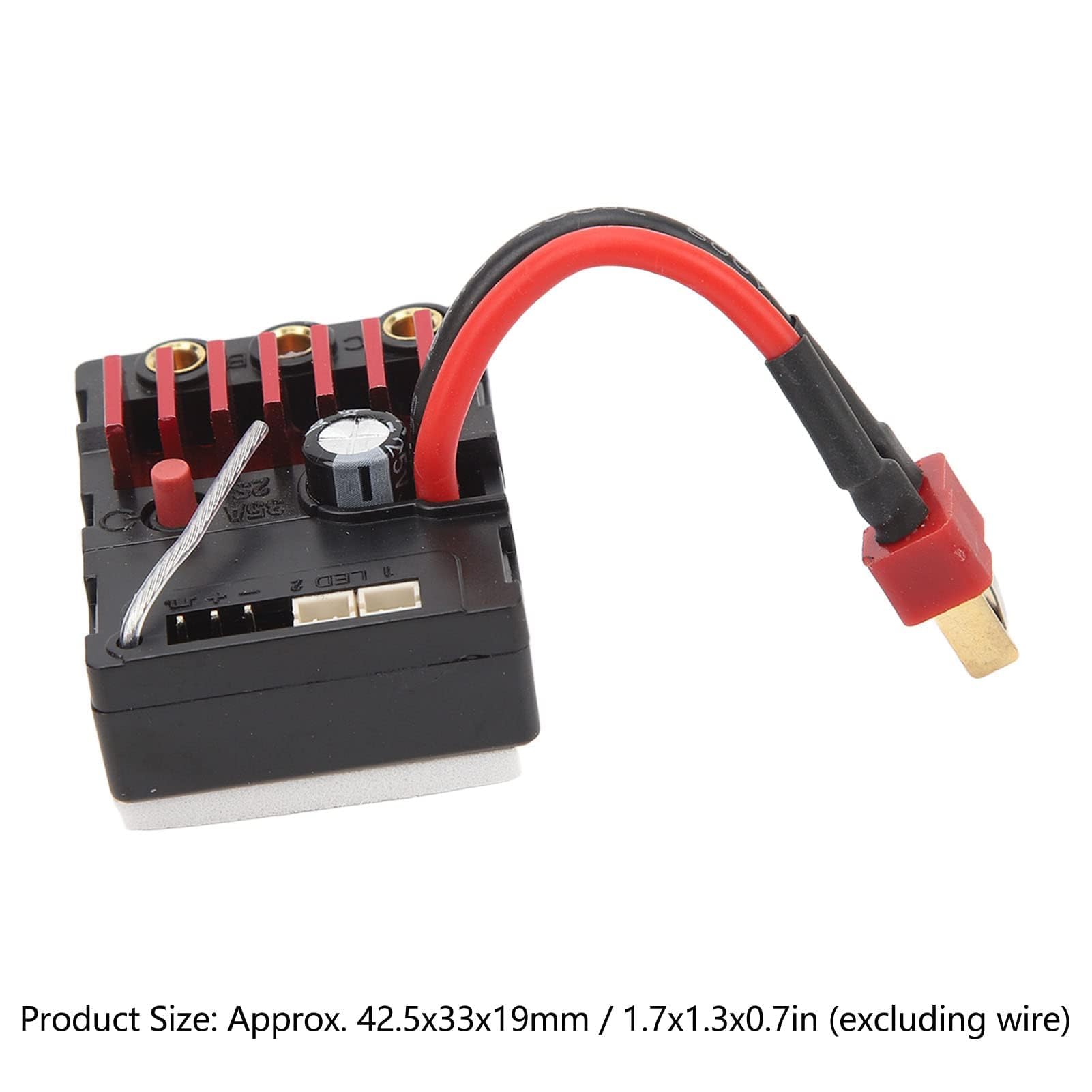 VBESTLIFE RC Integrado sin Escobillas ESC Plástico 35A 2S RC sin Escobillas ESC Controlador de Velocidad Portátil para SCY 16101 16102 16103 16201PRO 1/16 RC Car