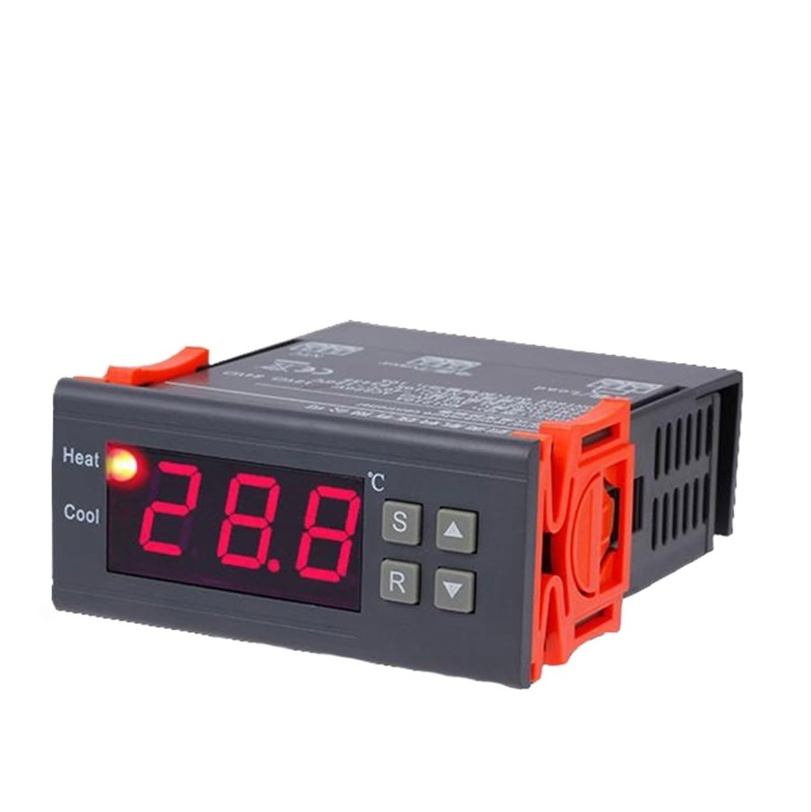 Digital thermostat Temperature controller aquarium thermal regulator for incubator heat/ cool function 10A 110V/220V --40C--120C(110V)