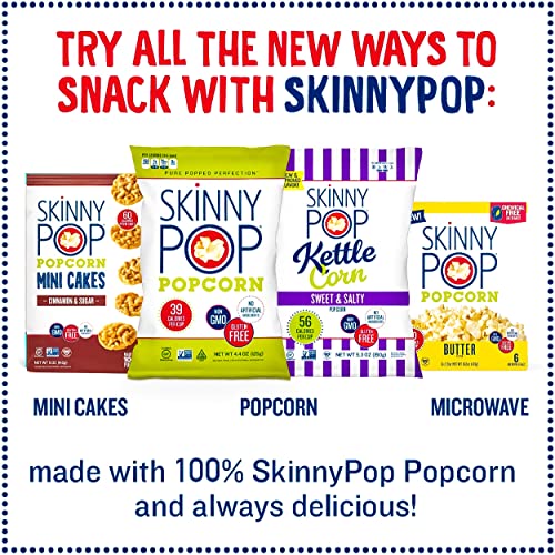 Image of Skinny Pop Popcorn Sweet and Salty Kettle .8 oz 10 Pack