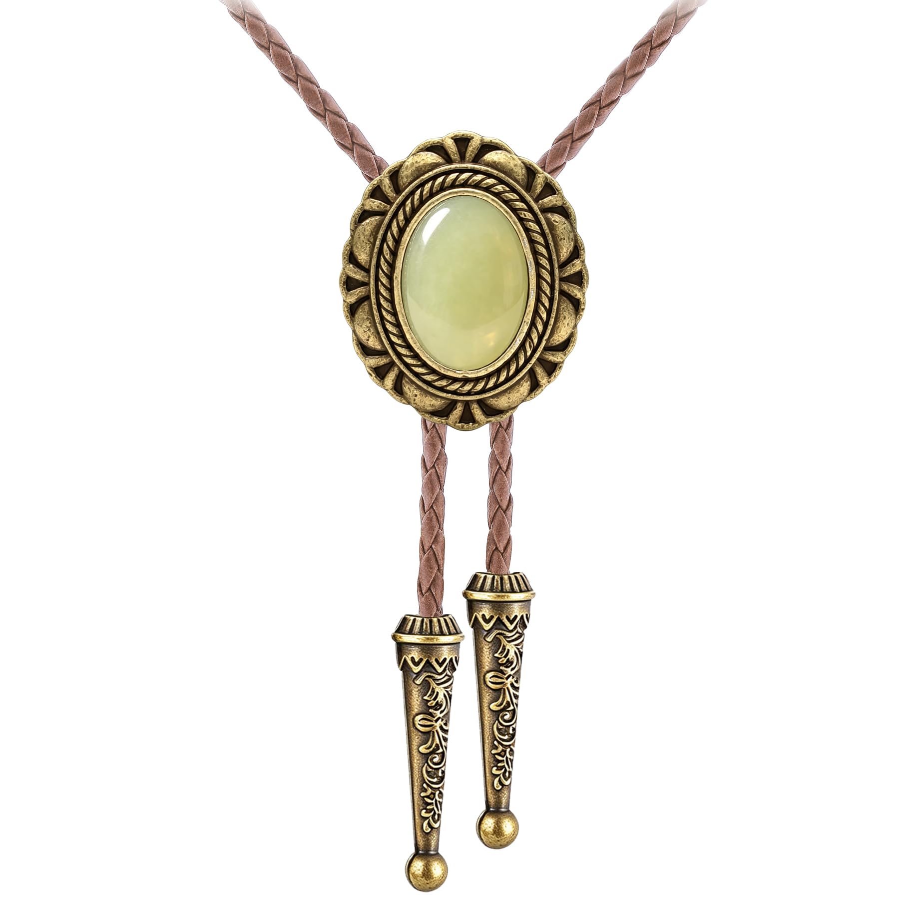 GelConnie Bolo Tie for Men Women Vintage Western Cowboy Necktie Adjustable