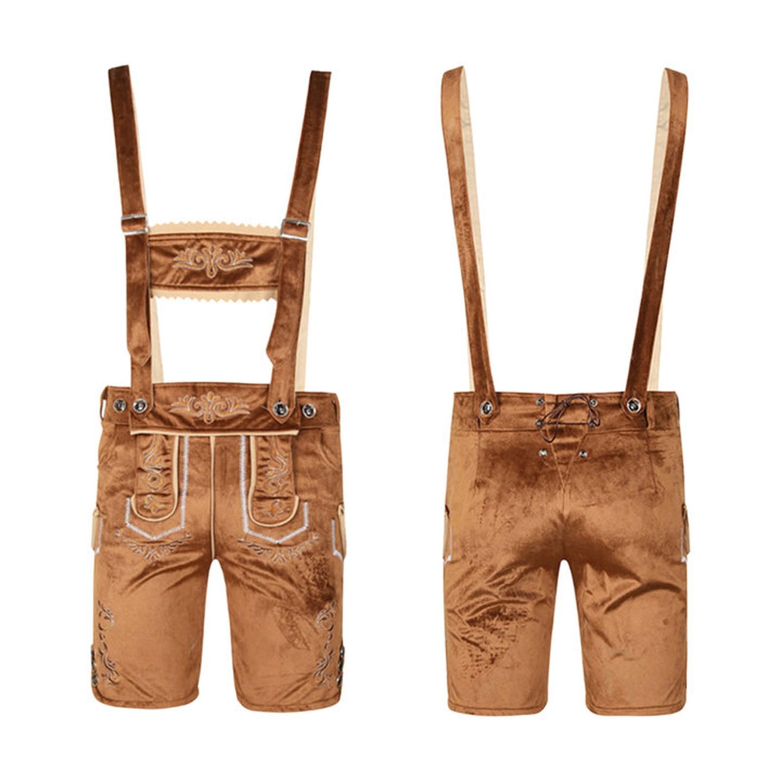 Lederhose Herren Damen Hirschleder Schwarz Jagdhut Oktoberfest Outfit Trachtenlederhosen Für Trachtenhemd Trachten Weiß Lederhosen Lang Kurz Trachtenjacken & -Strickjacken Kurze HemdL