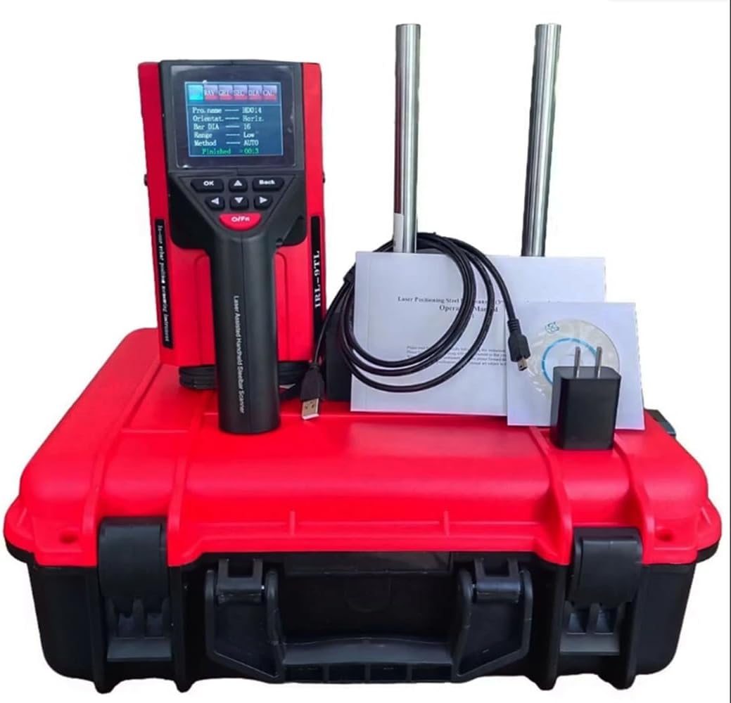 Rebar Locator Rebar Detector Integrated Rebar Scanner Reinforcement Detector With Range 6mm-90 Mm 7mm-200mm Usb Interface For Steel Bar Thickness Waveform Network Profile