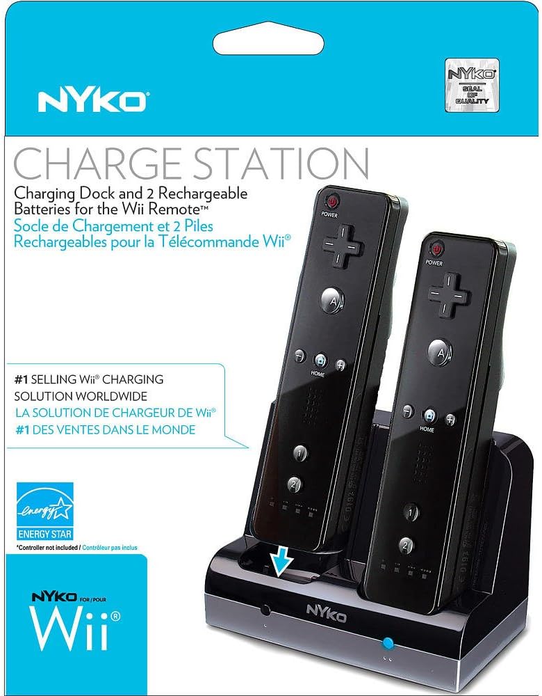 Nyko Charge Station for Wii - Black