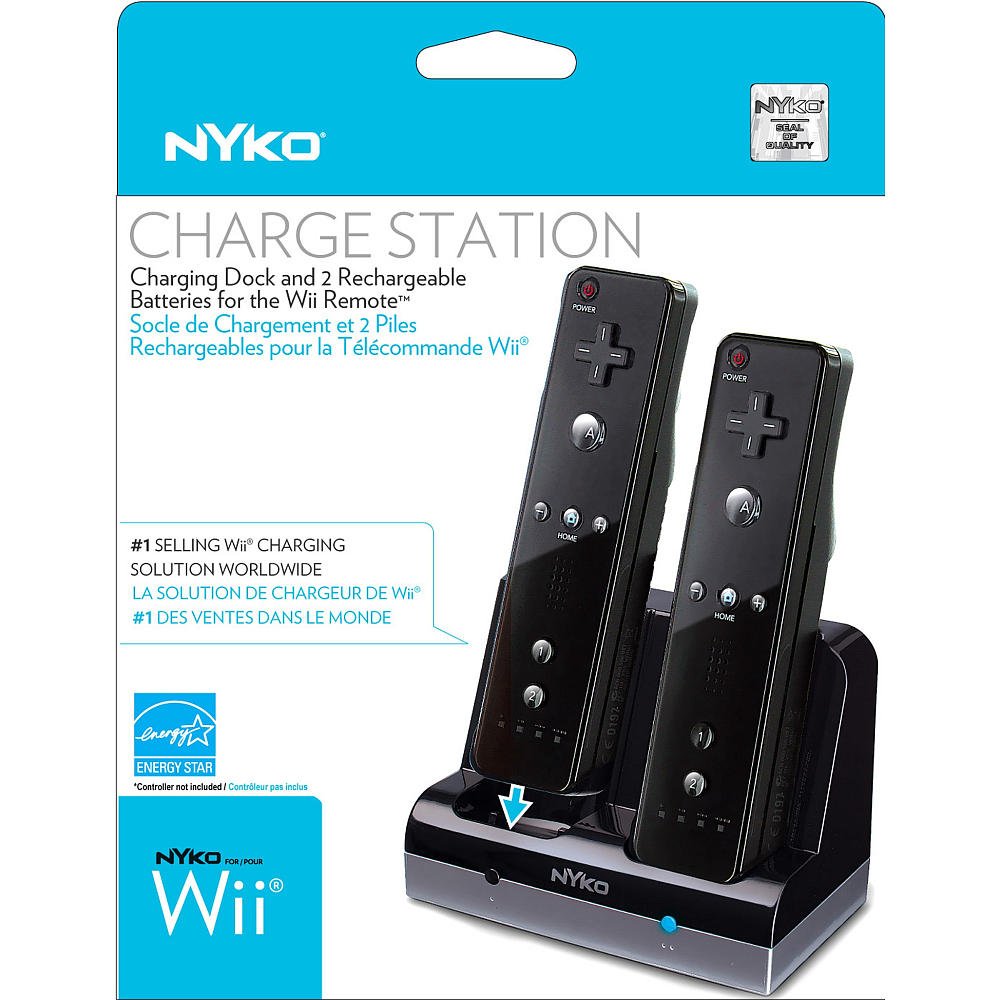 Nyko Charge Station for Wii Black Video Games